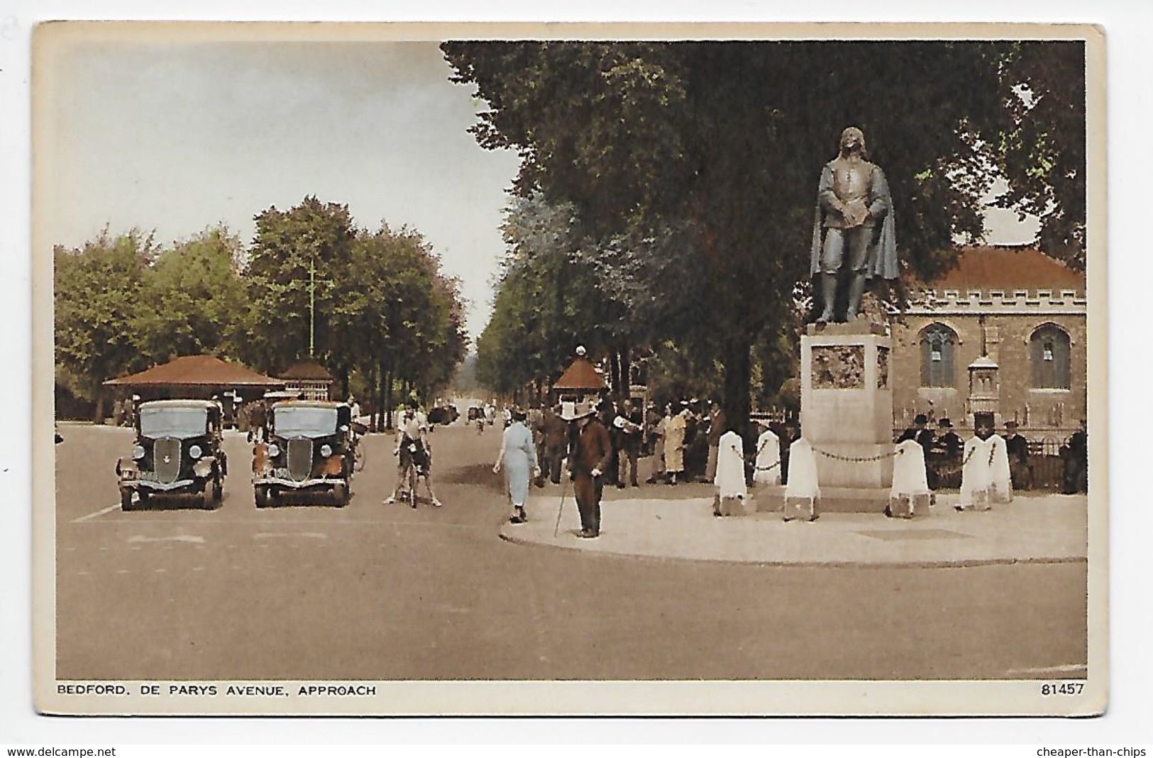 Bedford - De Parys Avenue Approach - Photochrom - Bedford