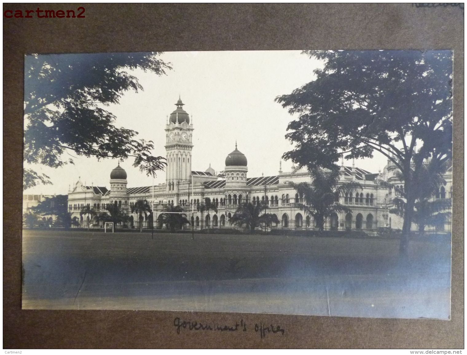 KUALA-LUMPUR MALAYSIE MALAYSIA RAILWAY STATION GOVERNMENT OFFICE GENERAL VIEW MALAY STATES ASIA - Malaysia