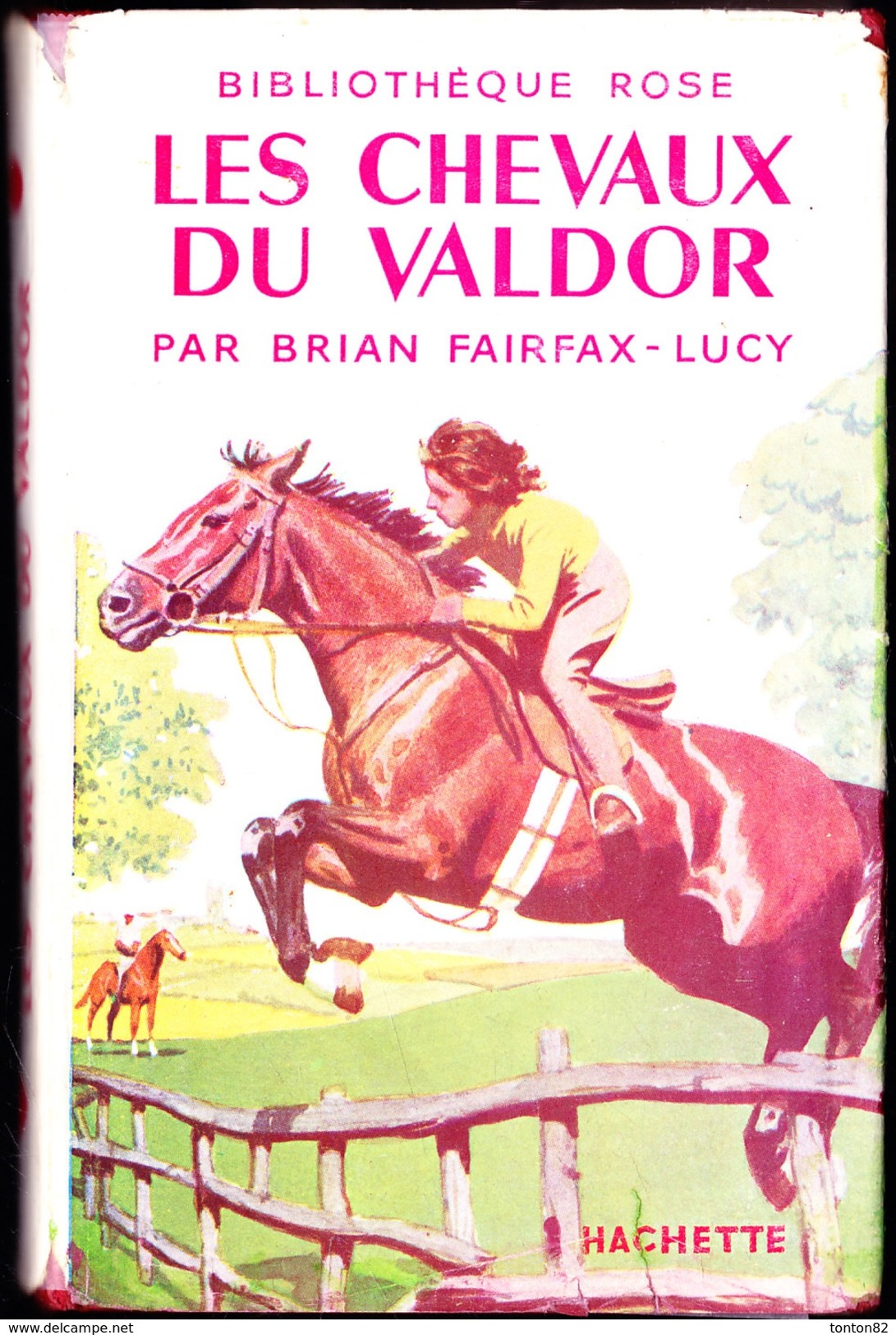 Brian Fairfax-Lucy - Les Chevaux Du Valdor  - Bibliothèque Rose Illustrée ( Avec Jaquette  BE ) - ( 1955 ) . - Bibliothèque Rose