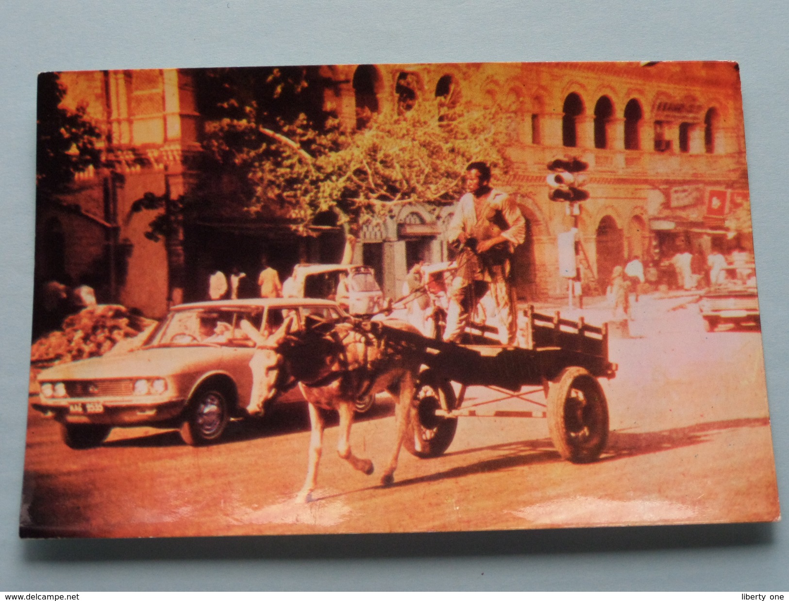 DONKEY CART, Karachi, Pakistan ( Photocard - Afzal Sores By Air Mail ) Anno 19?? ( Zie Foto's Voor Details ) ! - Pakistan
