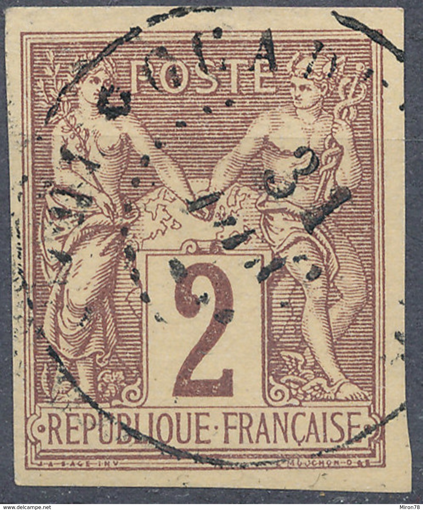 Stamp France Colonies 1878 Used - Autres & Non Classés