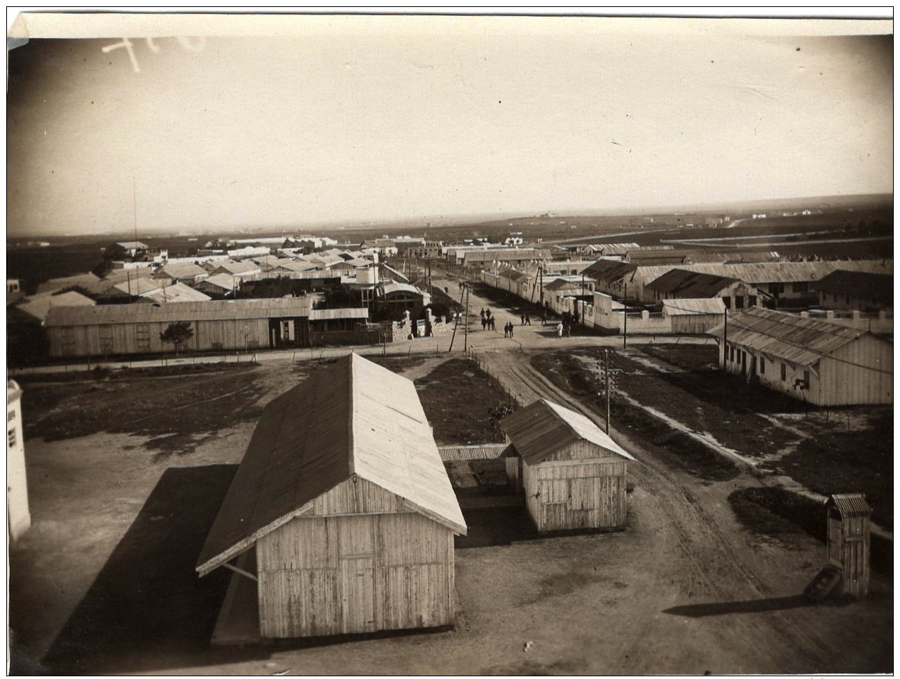 MAROC 1923: Camp Du 41e Bataillon De Génie   Photo 11,5 X 8,5cm - Afrique