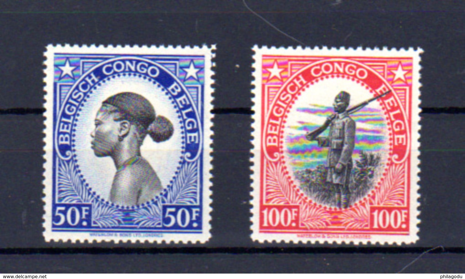 1942    Indigènes, Soldats,   247 / 248**, Cote 27,50 €, - Unused Stamps