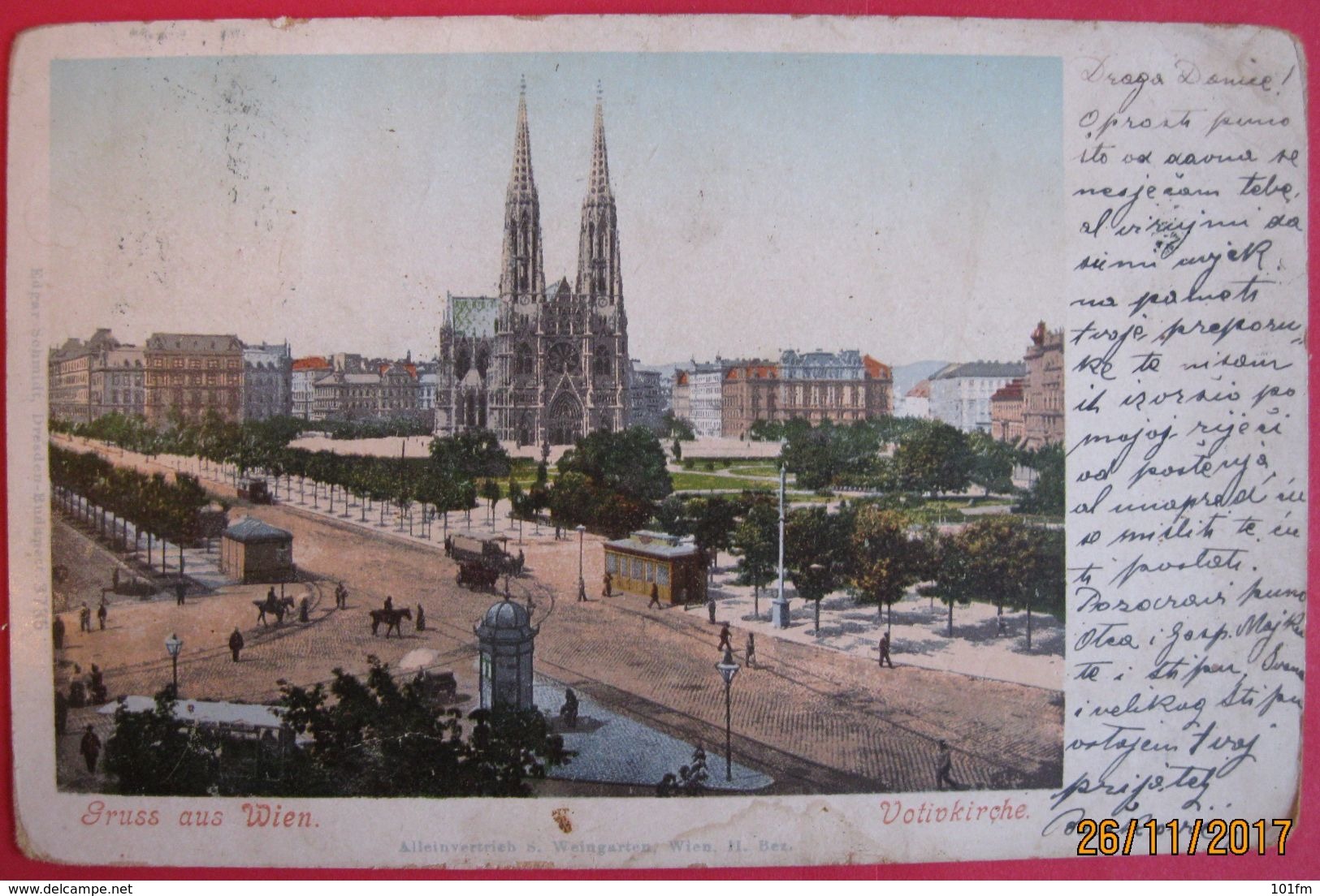 WIEN - VOTIVKIRCHE 1900 - Iglesias