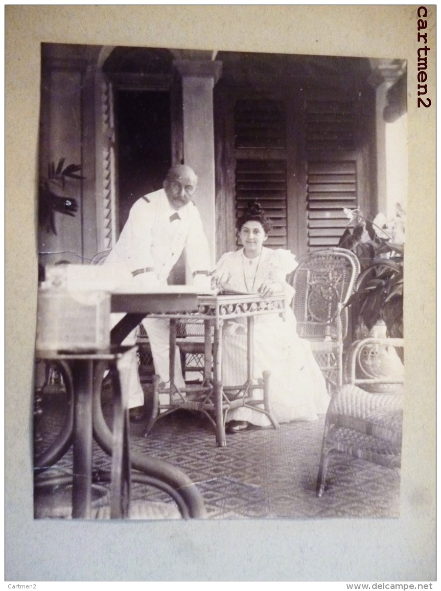 SINGAPORE SINGAPOUR 1899 LE COMTE DE MAUBEUGE ET SA FEMME FAMILLE ROYALE ASIE - Singapour