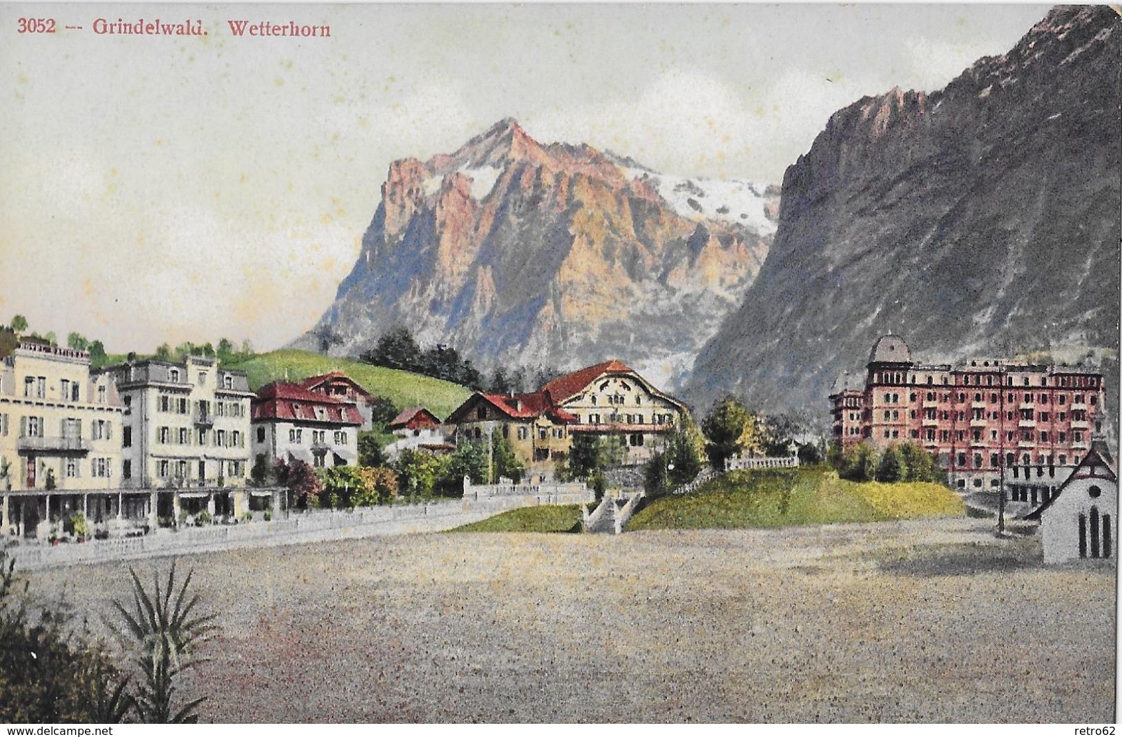 GRINDELWALD → Interessante Ansicht Der Hotels, Ca.1910 - Grindelwald