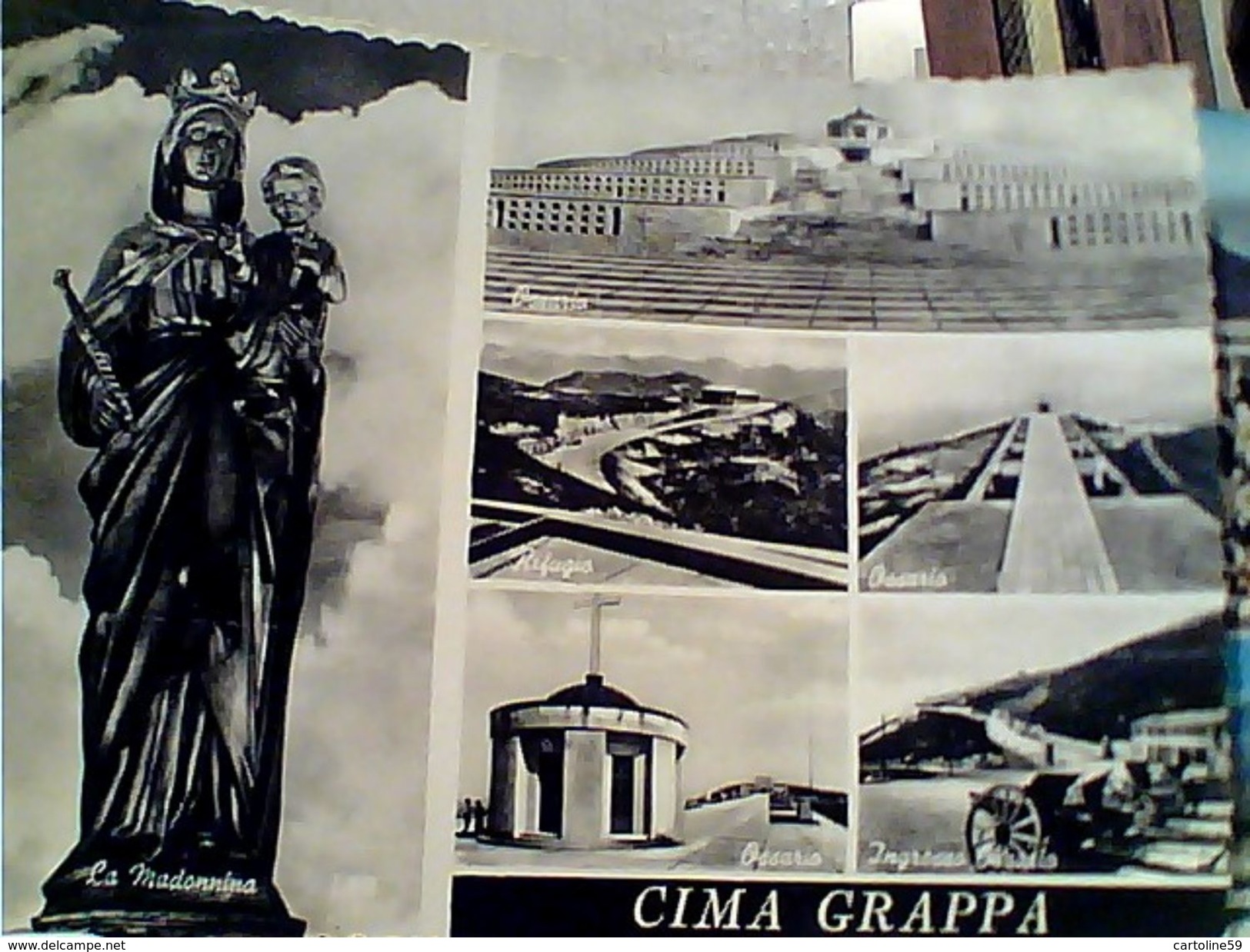 10 CARD  CIMA GRAPPA MADONNINA  OSSARIO  MONTE GRAPPA VEDUTE VBN1940/79 GK18981 - Vicenza