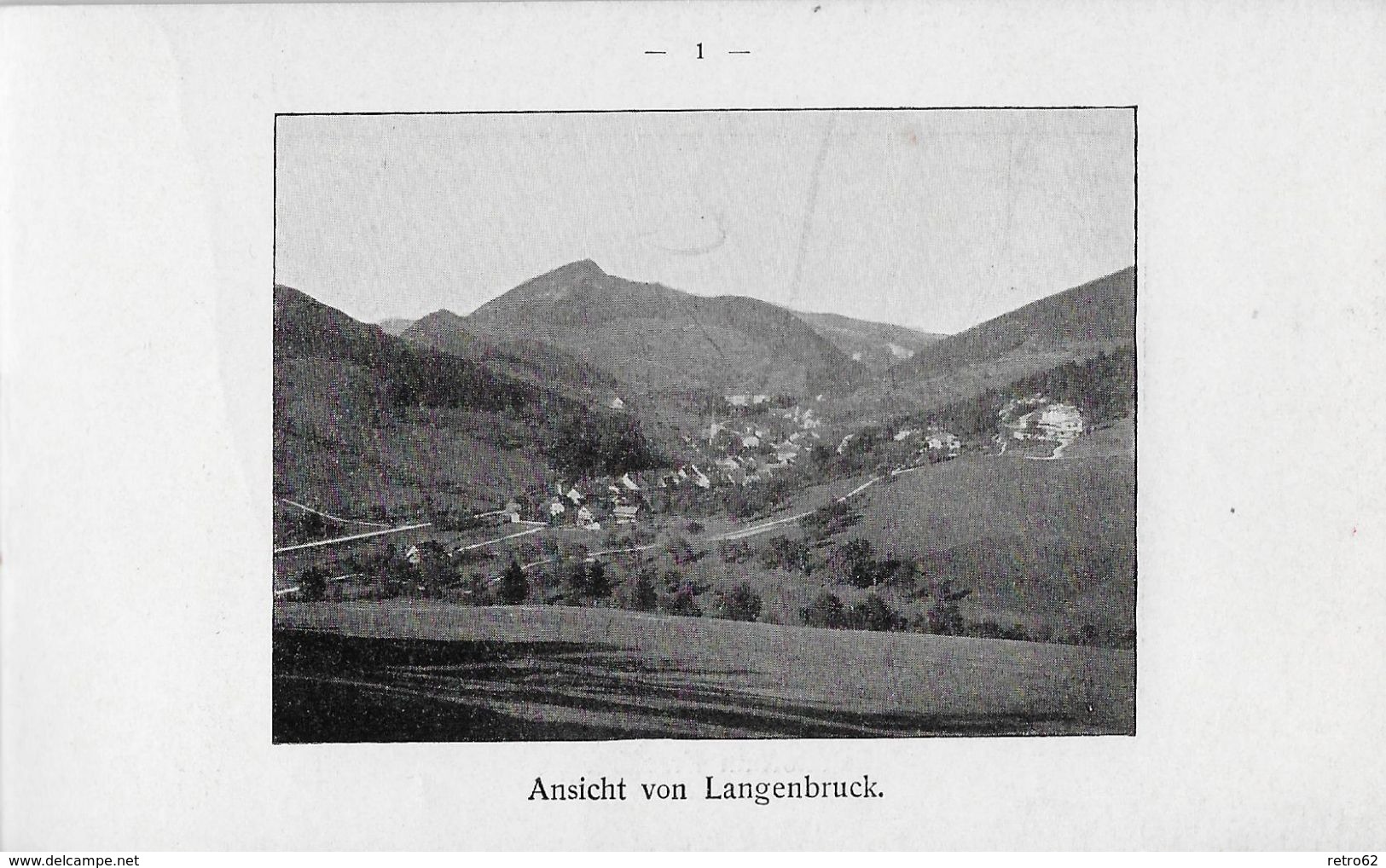 SOUVENIR LANGENBRUCK → Reiseprospekt Mit 16 Abbildungen  ►RRR◄ - Dépliants Touristiques