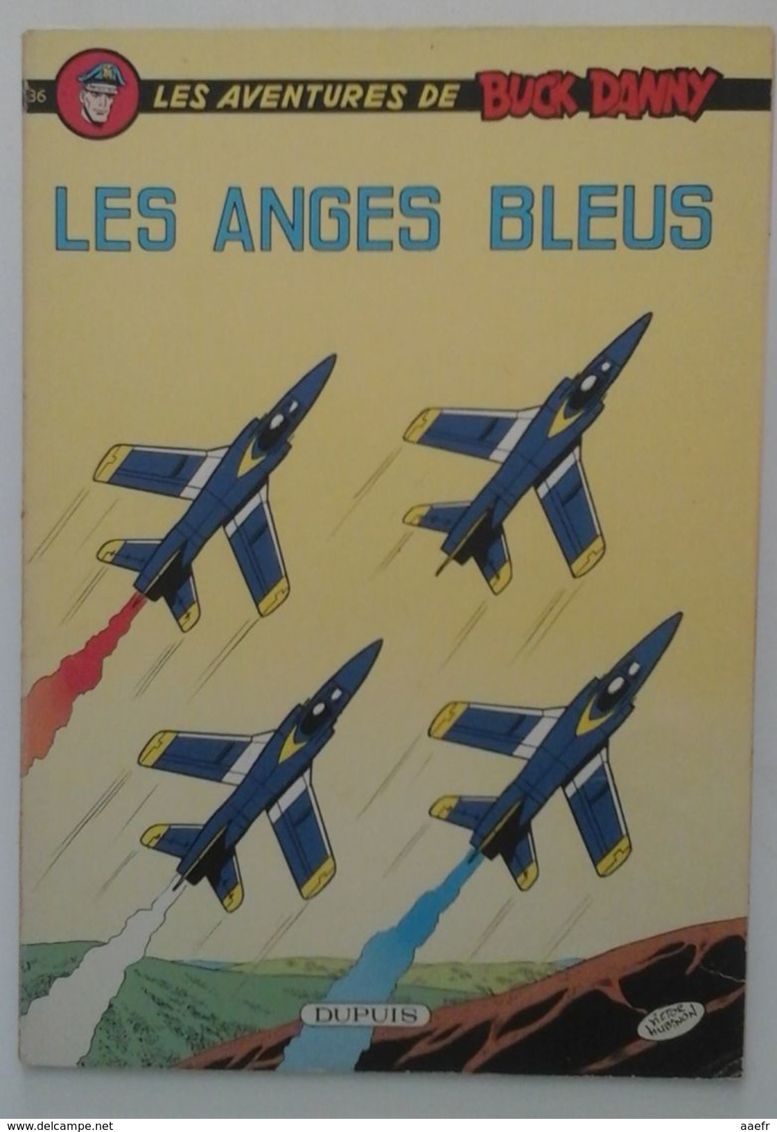 EO Buck Dany N°36 - Les Anges Bleus - Charlier & Hubinon - Dupuis 1970 - Réf. 36 E.O. - Buck Danny