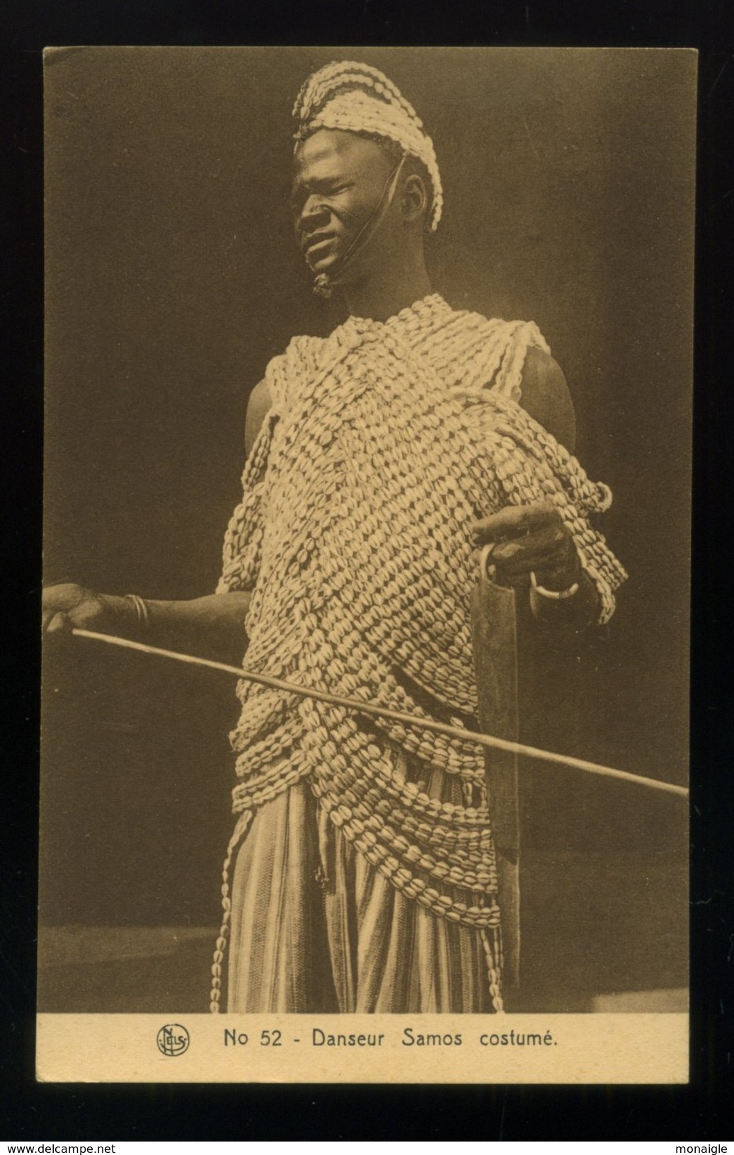 CPA - Afrique - Burkina Faso- Haute Volta - Danseur Samos Costumé - Burkina Faso