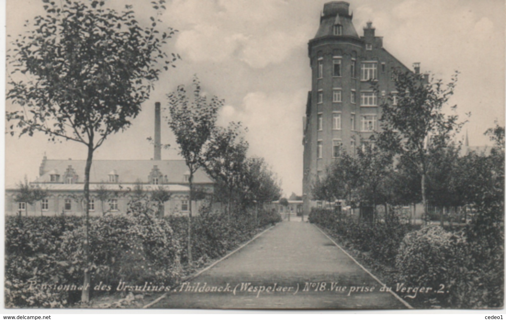 PENSIONNAT DES URSULINES THILDONCK  VUE PRISE DU VERGER - Haacht