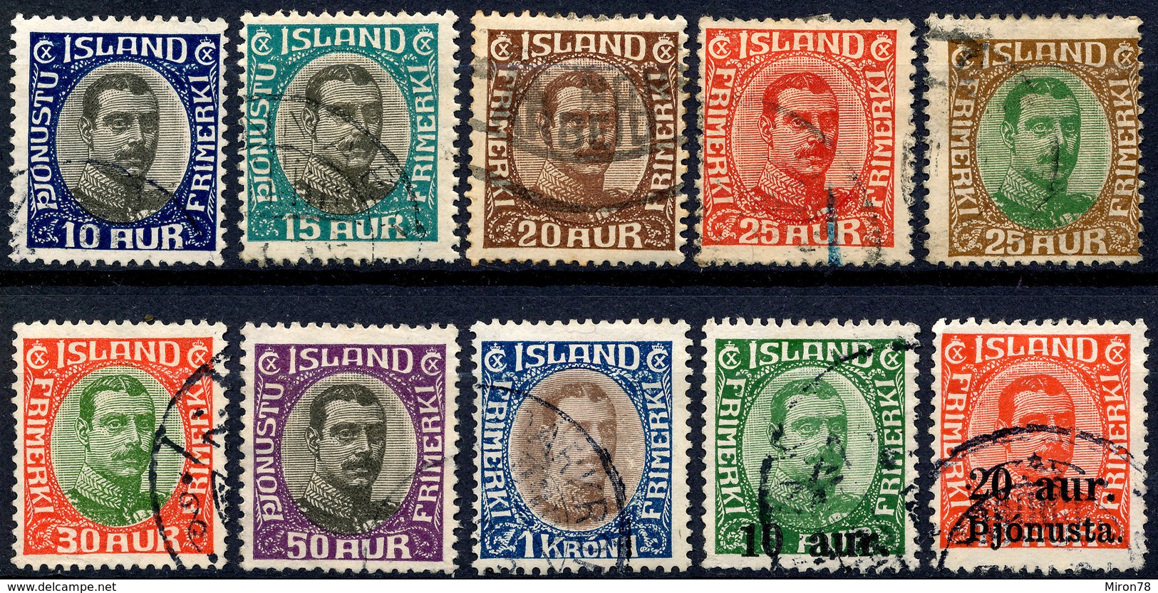 Stamps Iceland 1920-31 - Unused Stamps