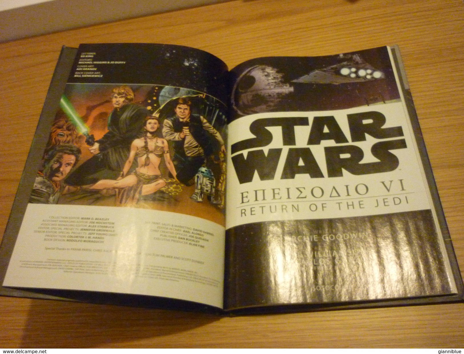 Star Wars Return Of The Jedi Episode VI Greece Greek Language Comics Book Hard Cover - BD & Mangas (autres Langues)