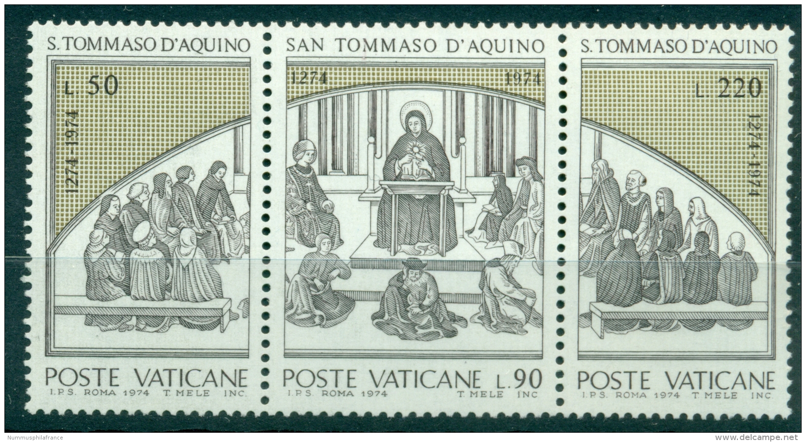 Vatican 1974 - Mi. N. 640/642 - Saint Thomas - Nuovi