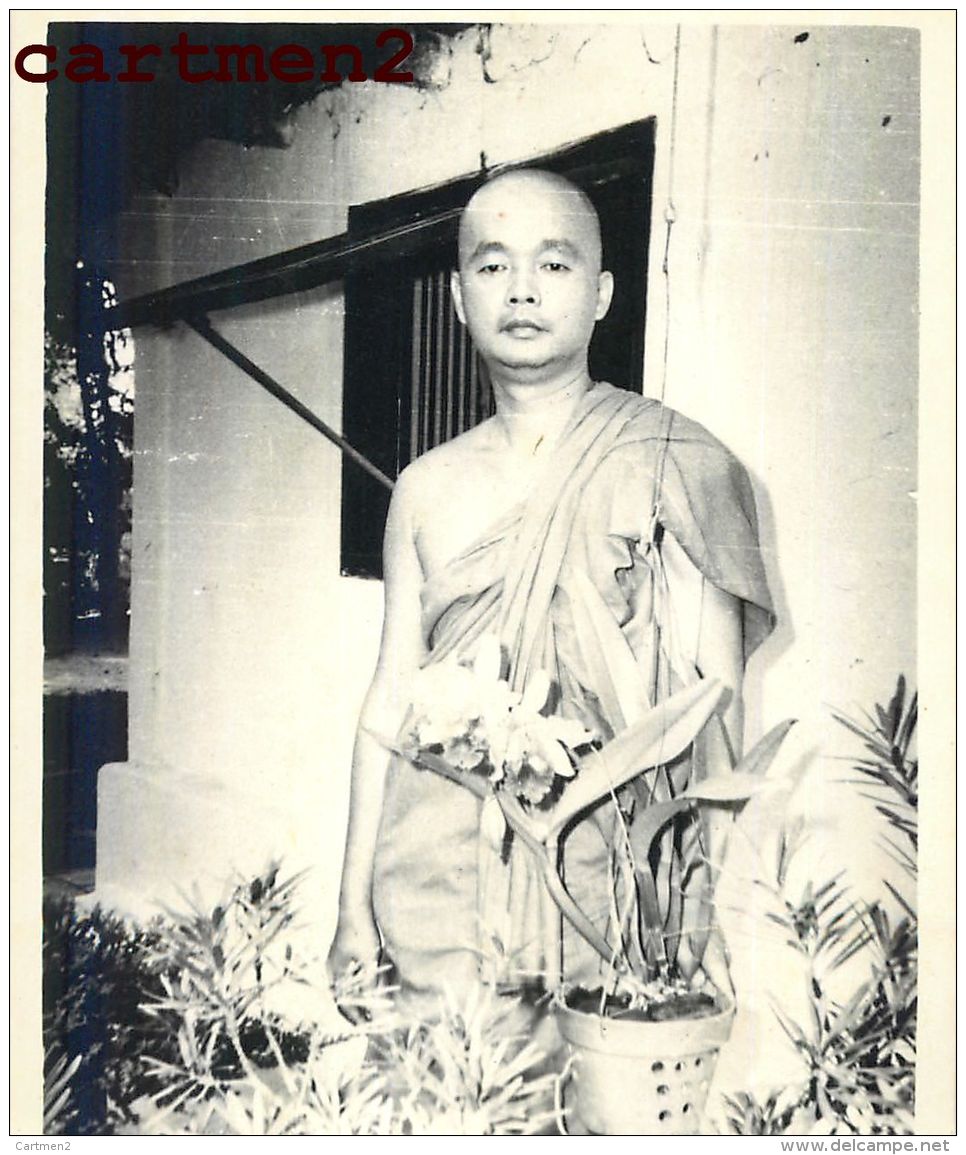 8 OLD PHOTOGRAPHY : CHINA OR VIETNAM PROCESSION BOUDDHISME BUDDHISM BONZE MOINE CHINE TEMPLE PAGODA RELIGION - Chine