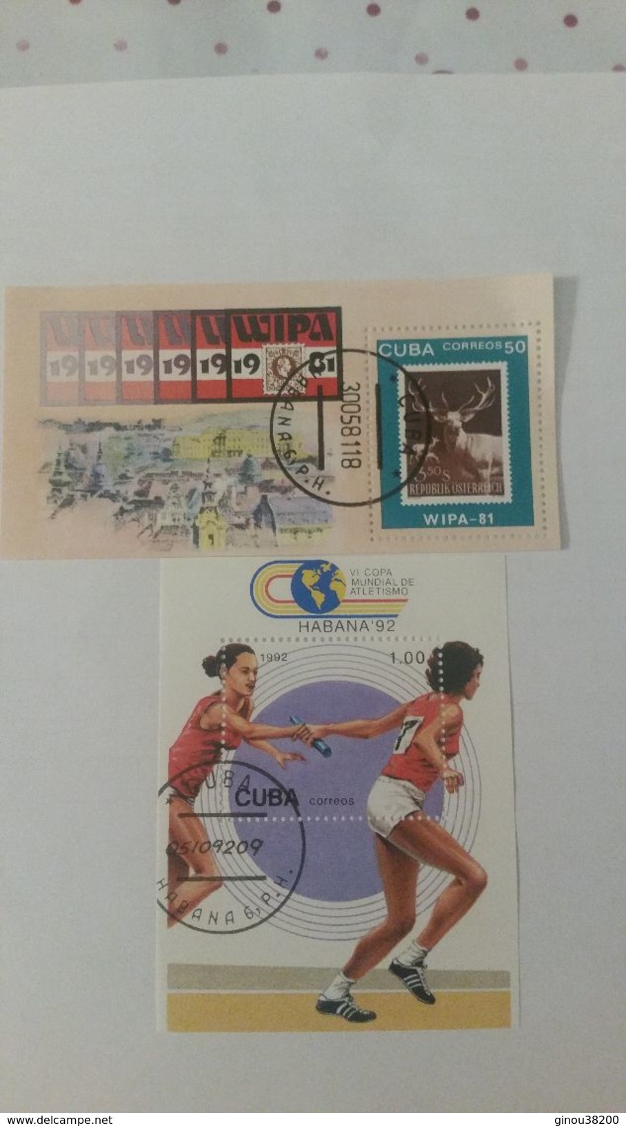 Lot De 3Timbres Oblitérés De Cuba - Usados