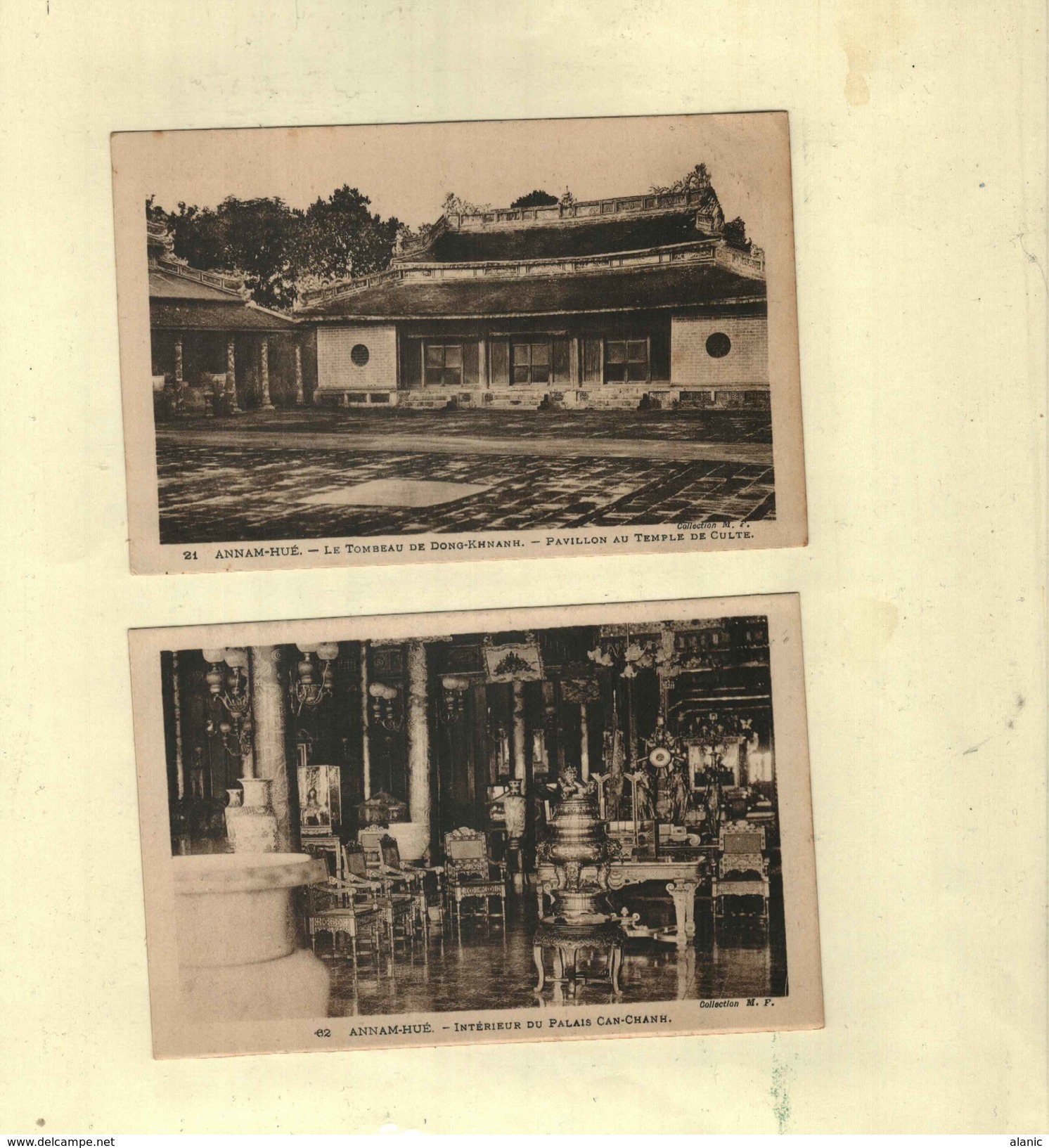 Viêt-Nam-HUE/Tombeau De Minh-Mang :Pavillon De Plaisance**+ANNAM-HUE-VIRINE DE JADE AU PALAIS IMPERIAL - Vietnam