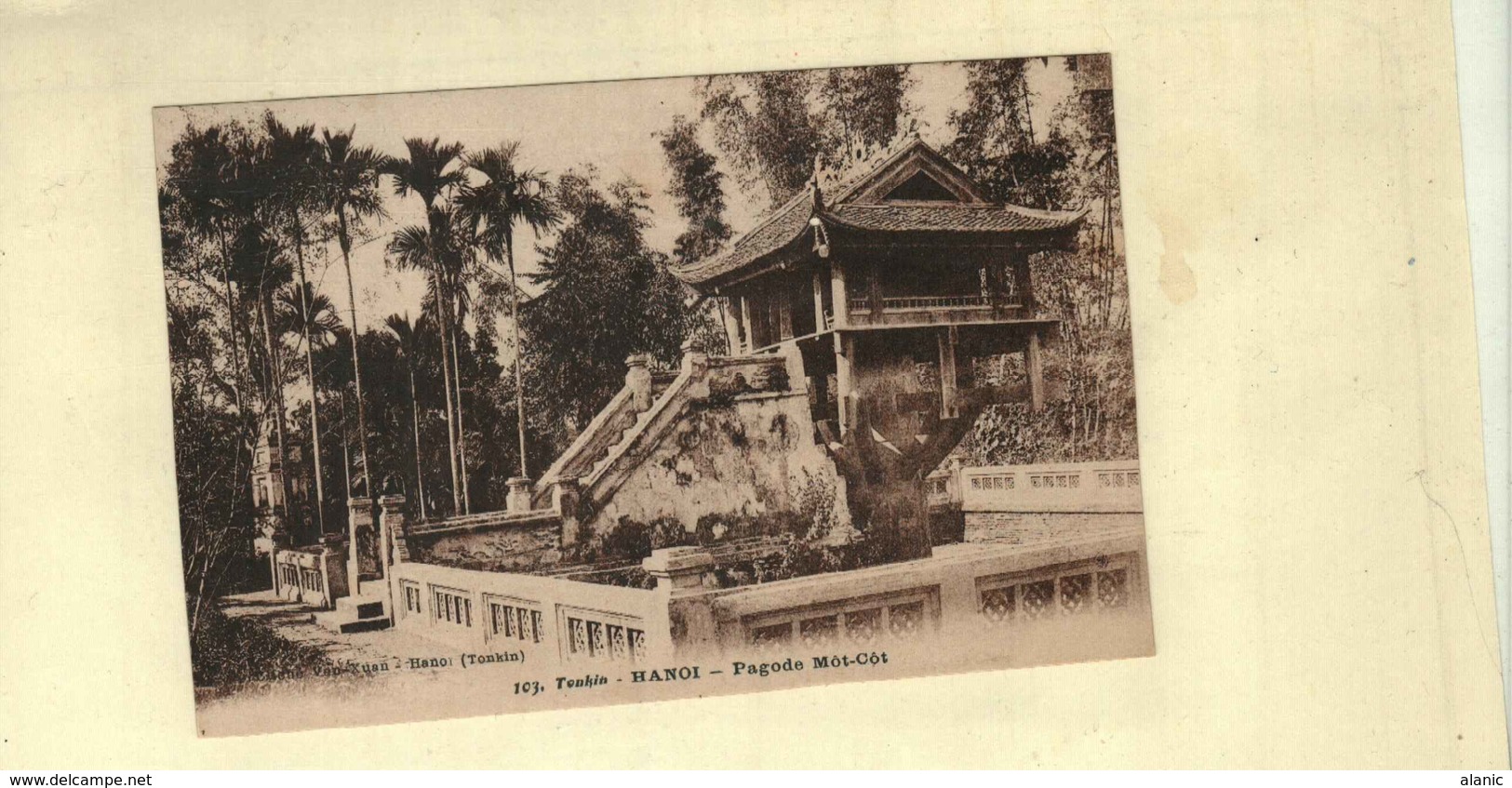 Viêt-Nam-TONKIN-HANOI 3 CARTES//PAGODE DES DAMES//PAGODE MOT-COT//PAGODON DU LAC - Vietnam