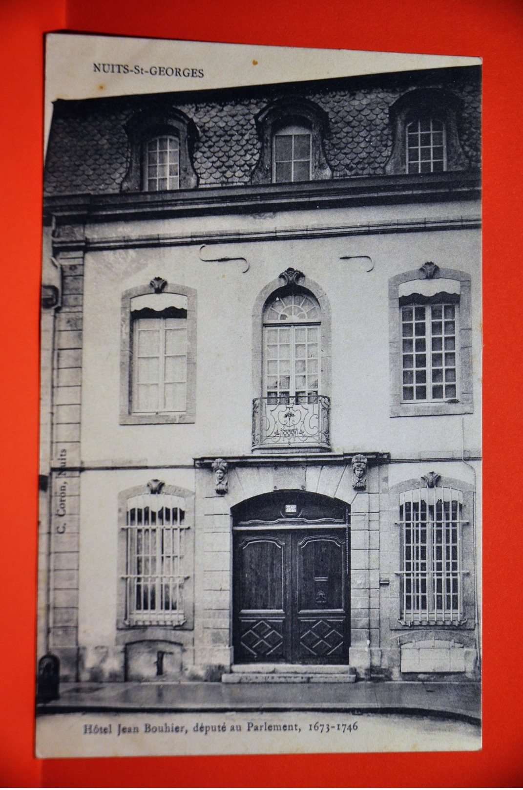 Nuits-St-Georges - Hotel Jean BOUHIER, Député Au Parlement - 1673/1746 - Nuits Saint Georges