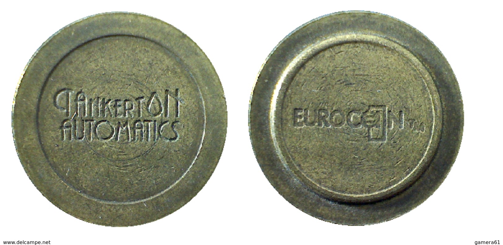 04299 GETTONE TOKEN FICHA JETON AMUSEMENT GAMING PLAY MACHINE EUROCOIN PANKENRTON(?) AUTOMATICS - Otros & Sin Clasificación