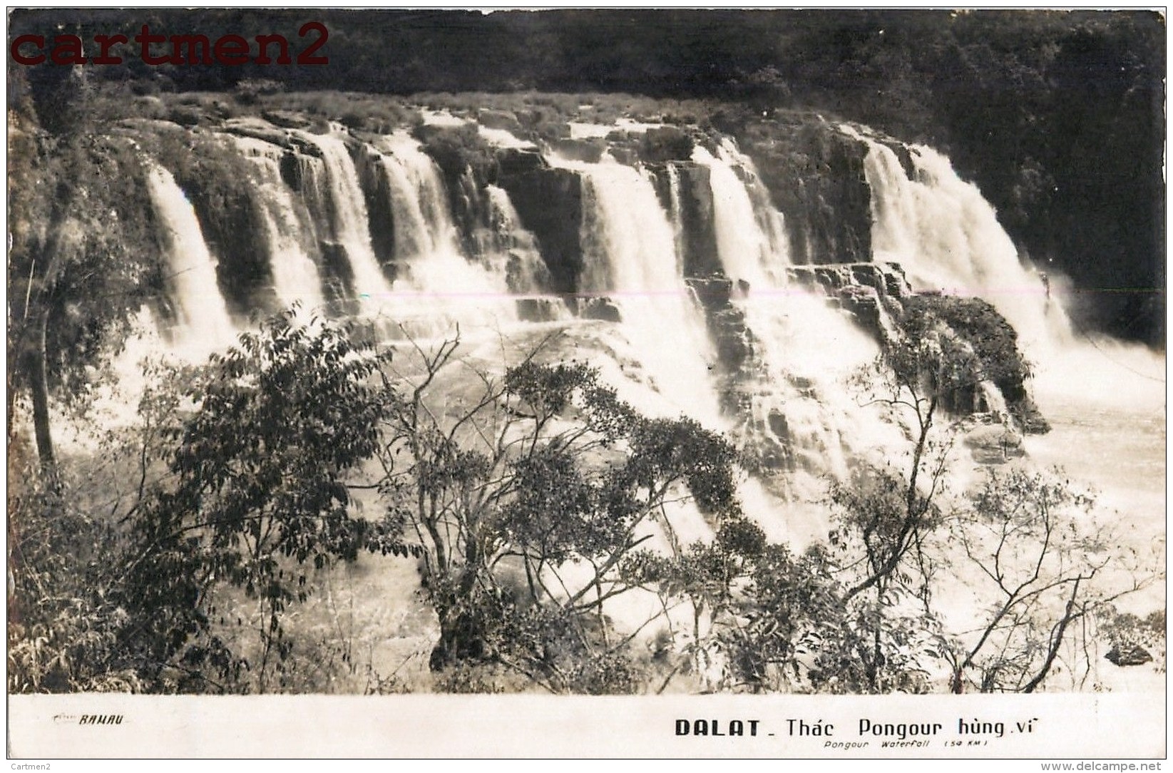 6 CARTE PHOTO : DALAT DINH-QUAN BARRAGE ANKROET LAC THANG CANH LAKE VIETNAM INDOCHINE ASIA - Vietnam