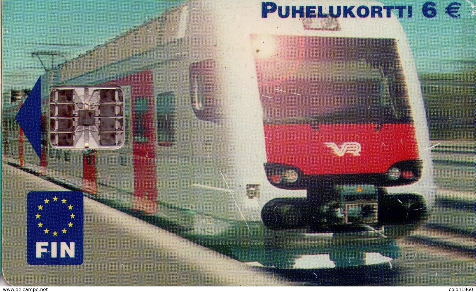 TARJETA TELEFONICA DE FINLANDIA. TRENES. KAUPUNKIJUNA - CITY TRAIN, FIN-D9 (056) - Trains