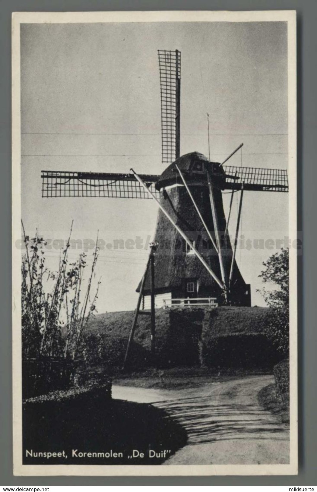 V506 HOLLAND NUNSPEET KORENMOLEN DE DUIF VG SB FP (m) - Nunspeet