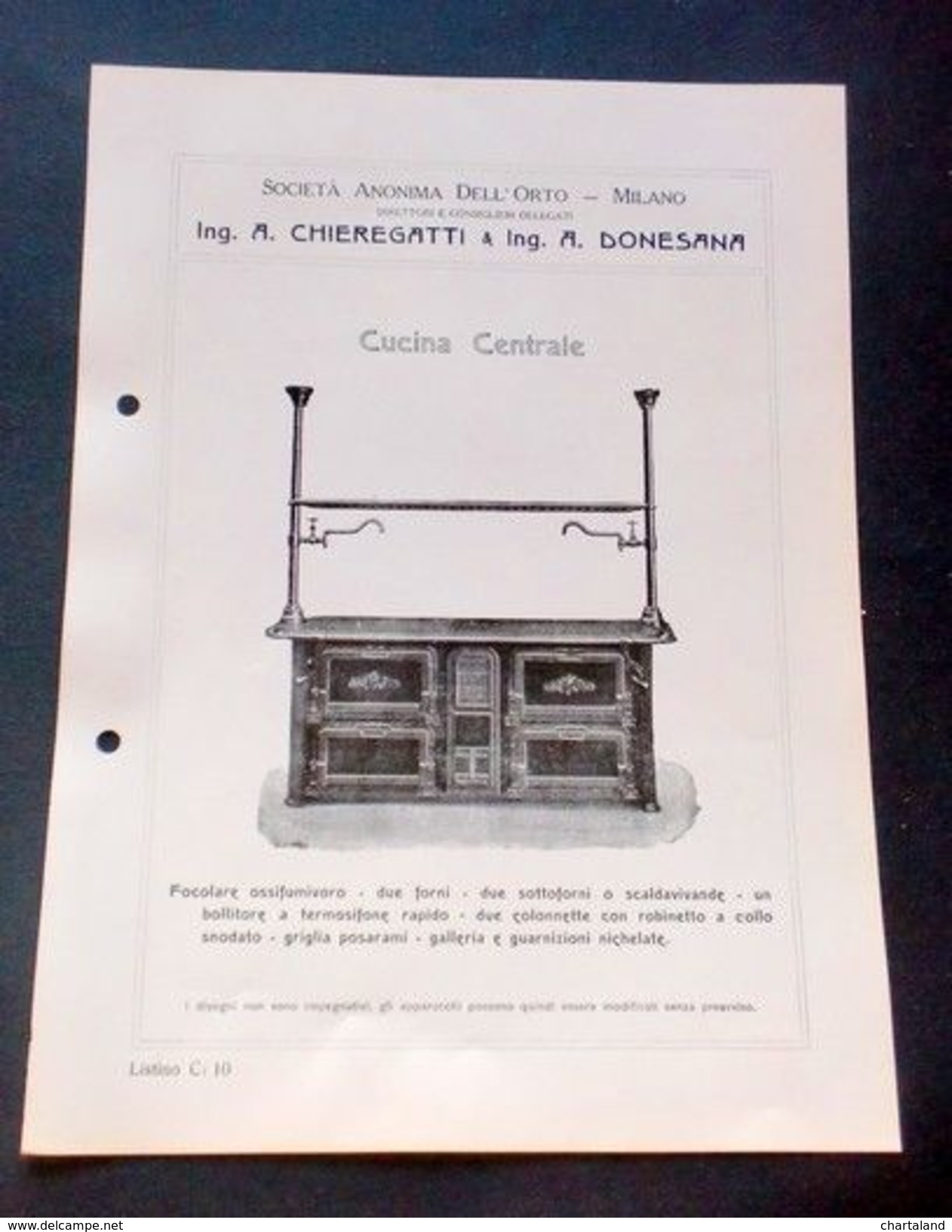 Brochure Cucina - Chieregatti - Cucina Centrale - Non Classificati