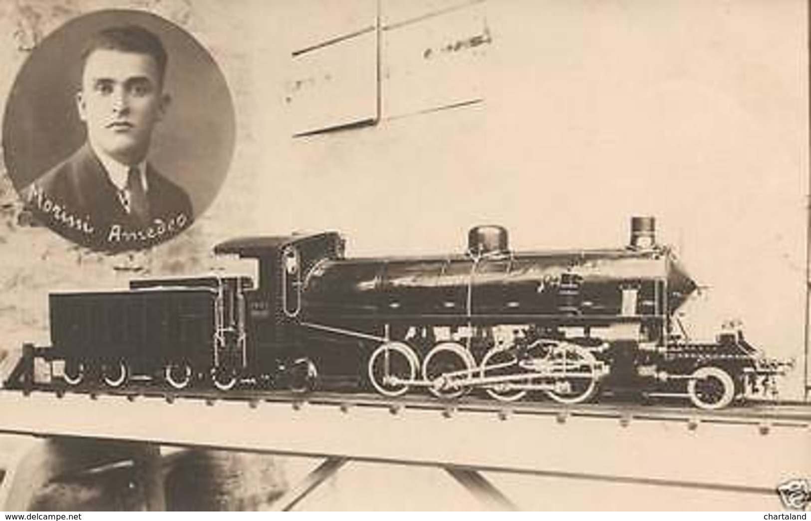 Ferrovie - Cartolina Modello Locomotiva 746 FS. - 1930 Ca. - Other & Unclassified