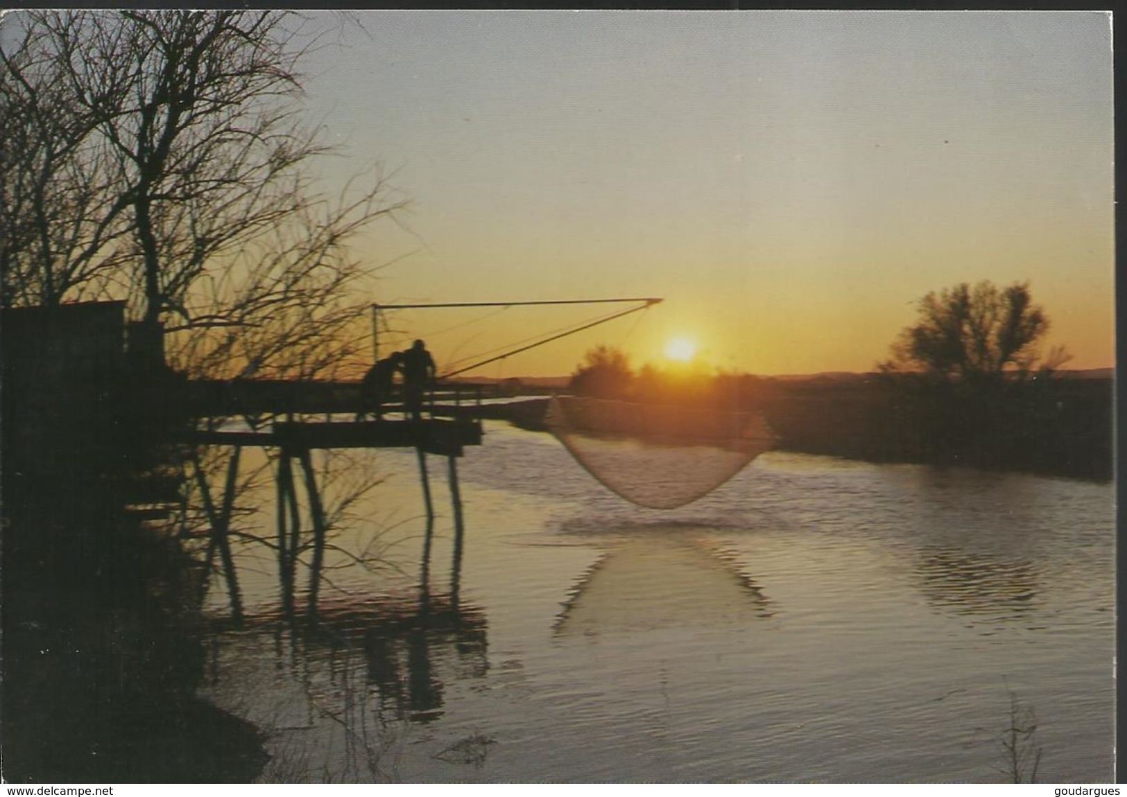 Coucher De Soleil Sur Le Marais - Photo Michel Marcou - A Voyagé Sans Oblitération - Controluce