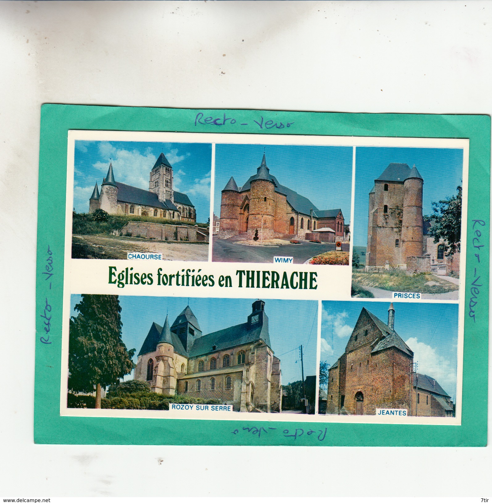 EGLISES FORTIFIEES EN THIERACHE MULTIVUES CHAOURSE WIMY PRISCES JEANTES ROZOY - Other & Unclassified