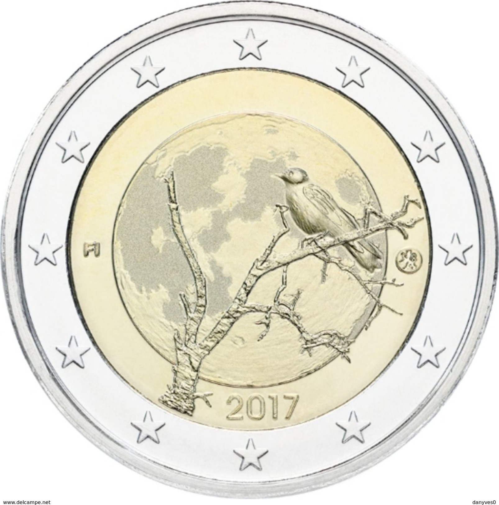 Pièce Commémorative 2 Euro Finlande  UNC 2017 " Nature Finlandaise  " - Finland