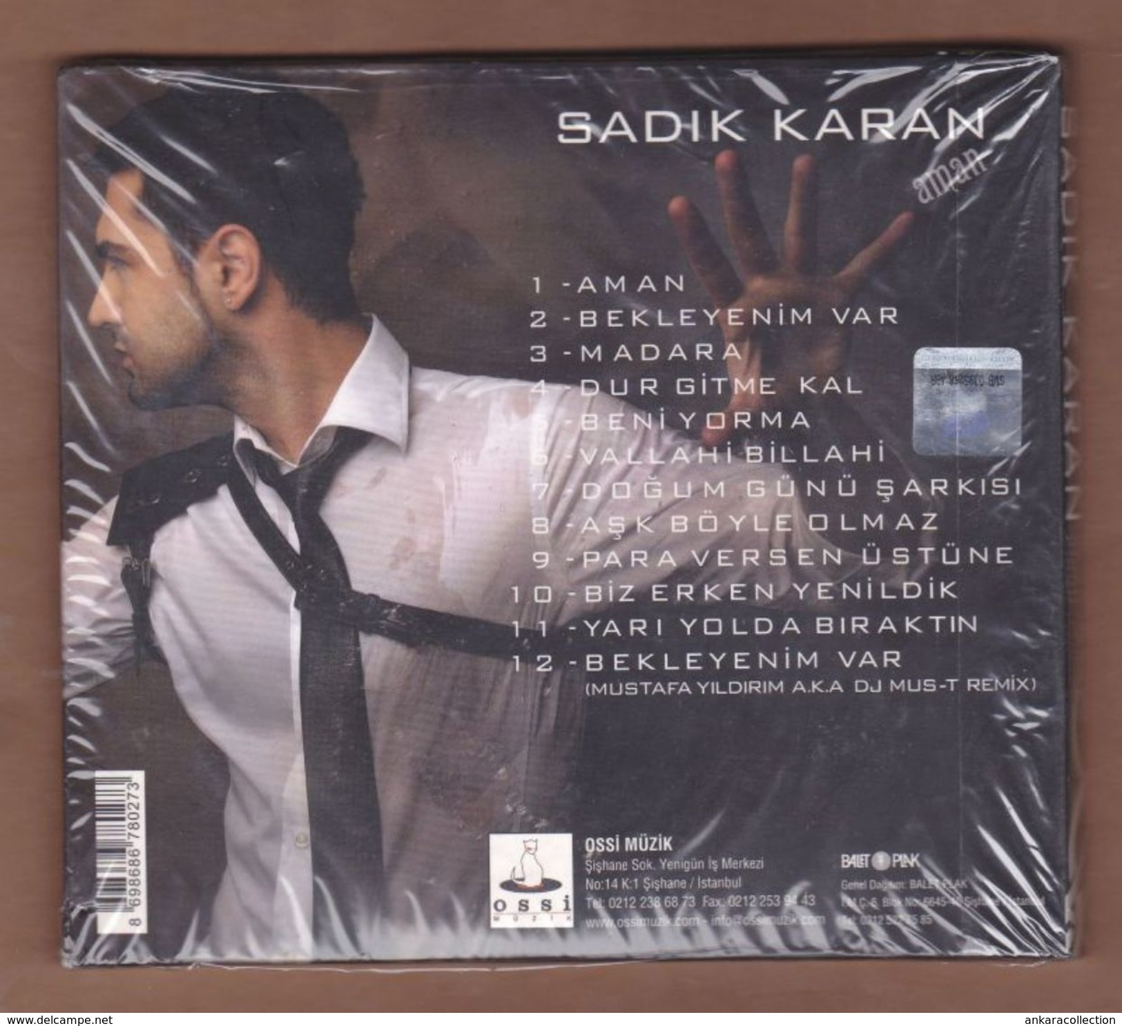 AC - Sadık Karan Aman BRAND NEW TURKISH MUSIC CD - World Music
