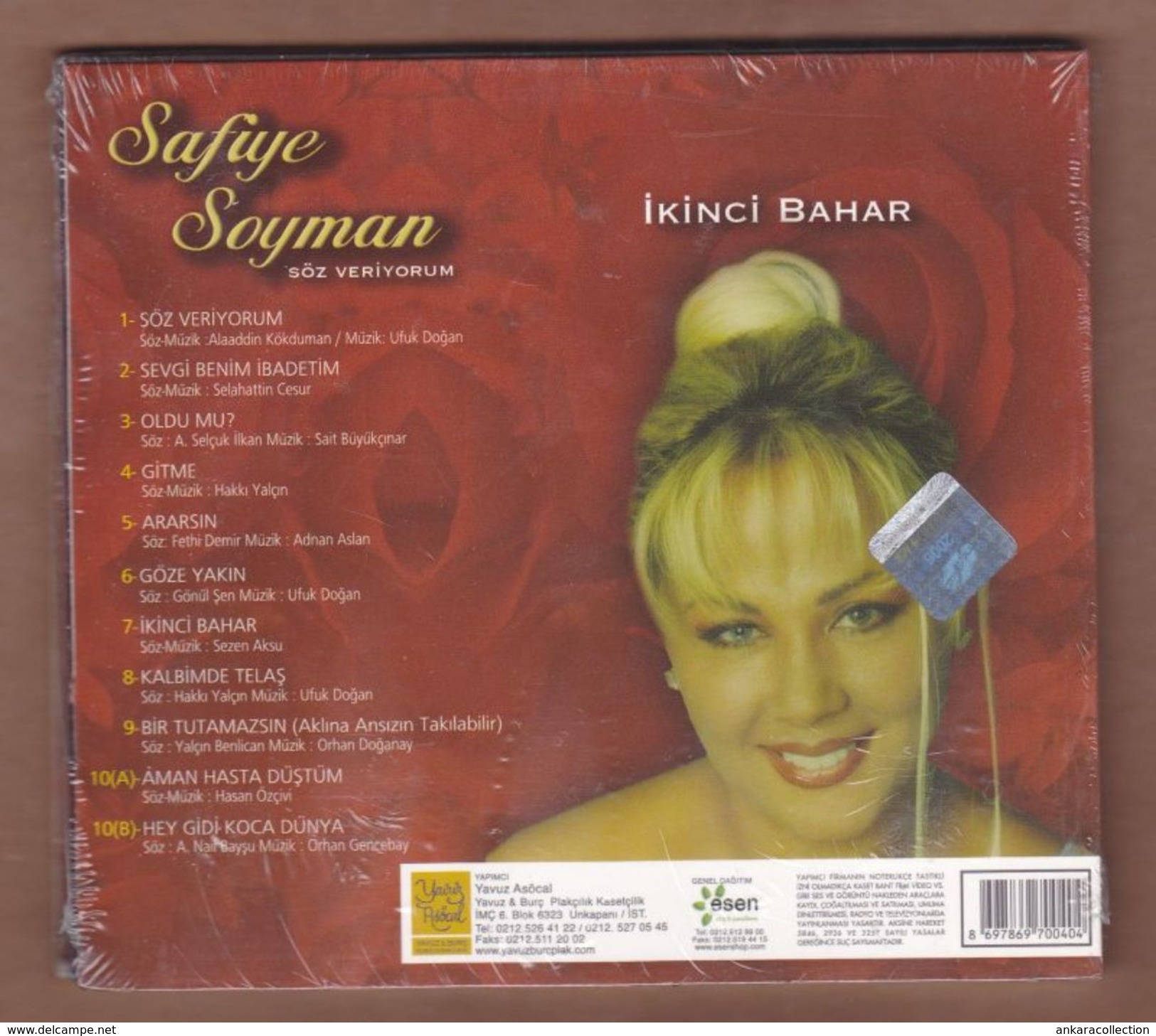 AC - Safiye Soyman Ikinci Bahar BRAND NEW TURKISH MUSIC CD - World Music