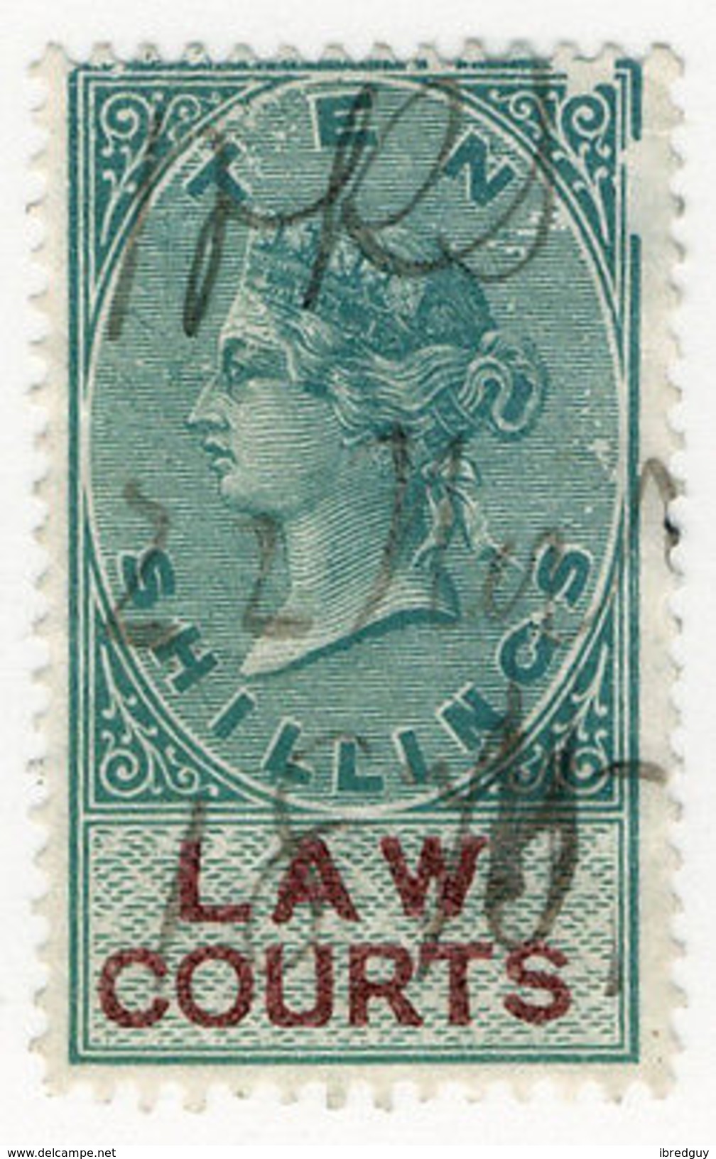 (I.B) QV Revenue : Law Courts (Scotland) 10/- (1882) - Unclassified