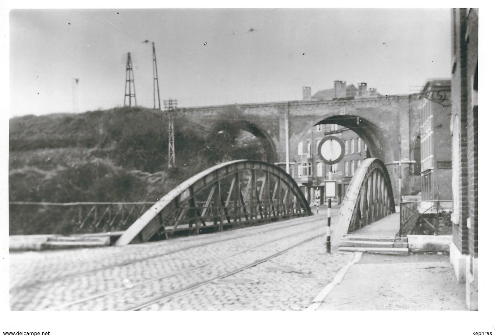 BATTICE : RARE PHOTO - Pont Des Demis-Lunes Et Pont SNCB Ligne 38 - Herve