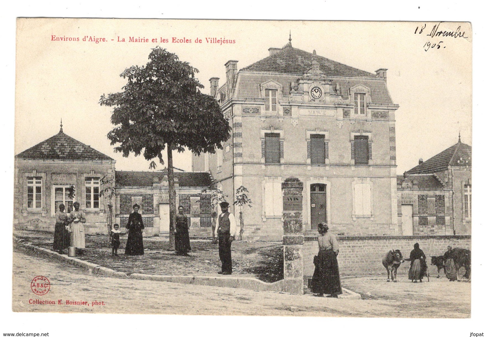 16 CHARENTE - VILLEJESUS La Mairie Et Les écoles - Other & Unclassified