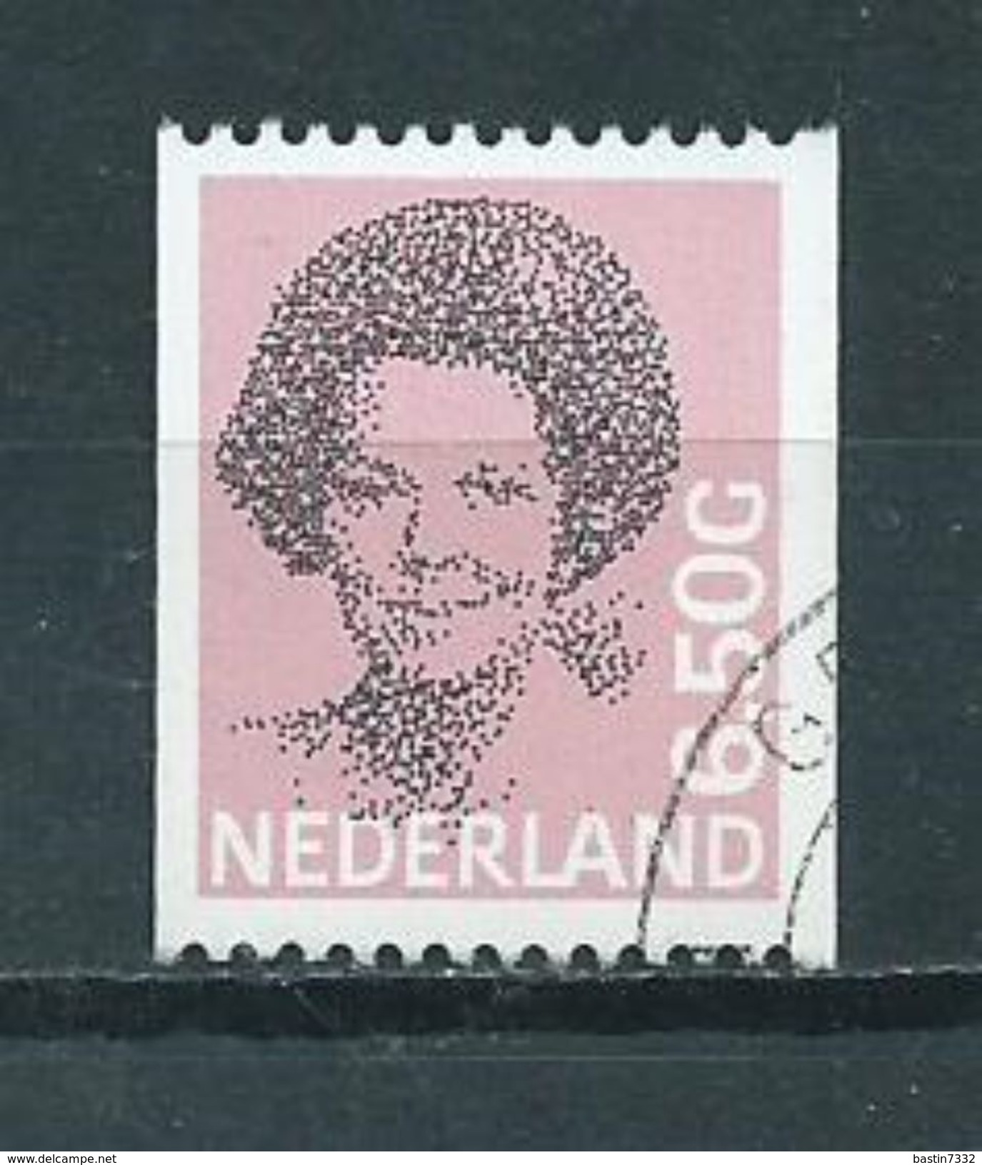 1982 Netherlands 6.50 Gulden Queen Beatrix Rolzegel,coil Used/gebruikt/oblitere - Gebruikt