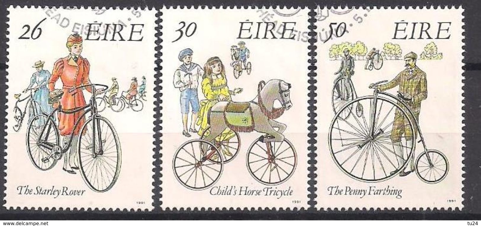 Irland  (1991)  Mi.Nr.  746 - 748  Gest. / Used  (3ed18) - Gebraucht