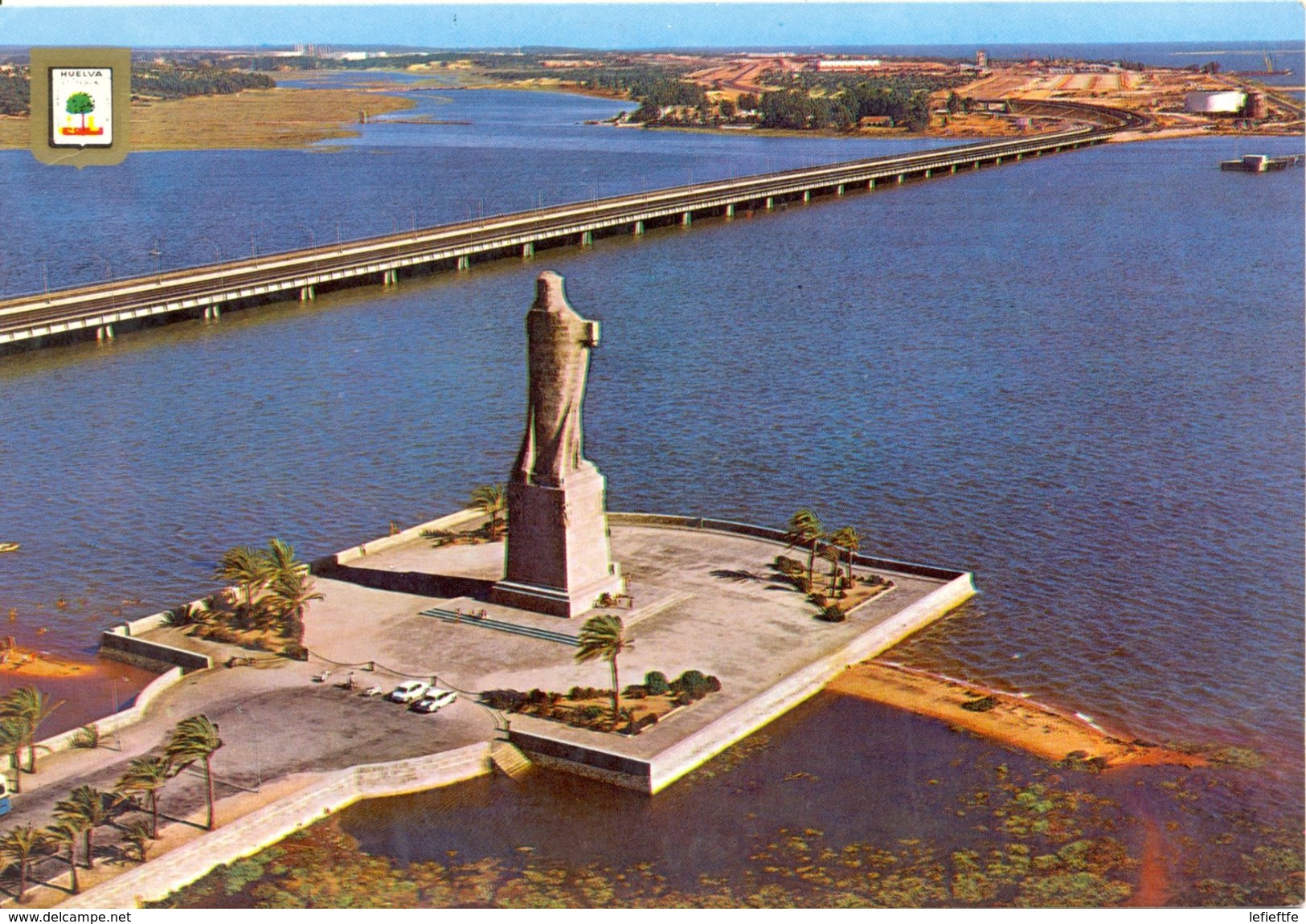 Espagne - Andalousie - Huelva - Vue Aérienne Du Monument Colomb - Subirats Casanovas Nº 1450 - Ecrite - - Huelva