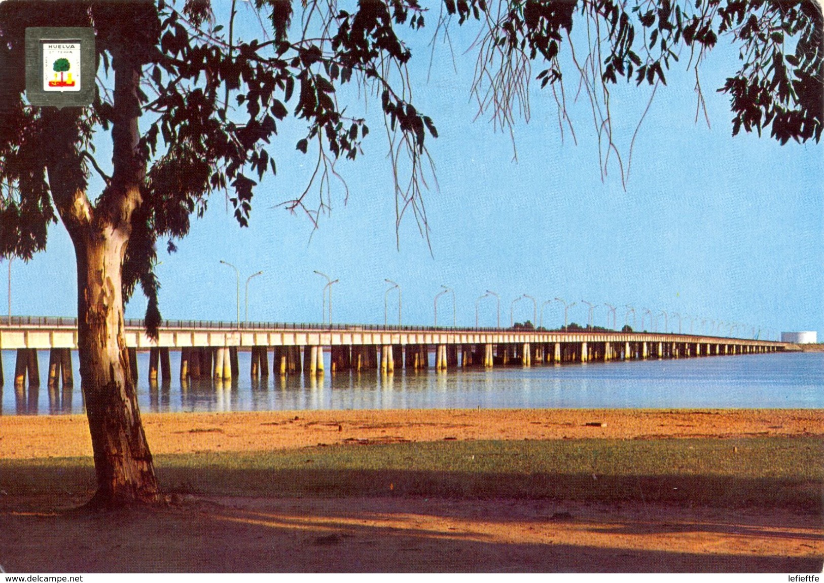 Espagne - Andalousie - Huelva - 1972 - Pont Sur Le Tinto Vu De La Ponta Del Sebo - Subirats Nº 1394 Ecrite, Timbrée - Huelva