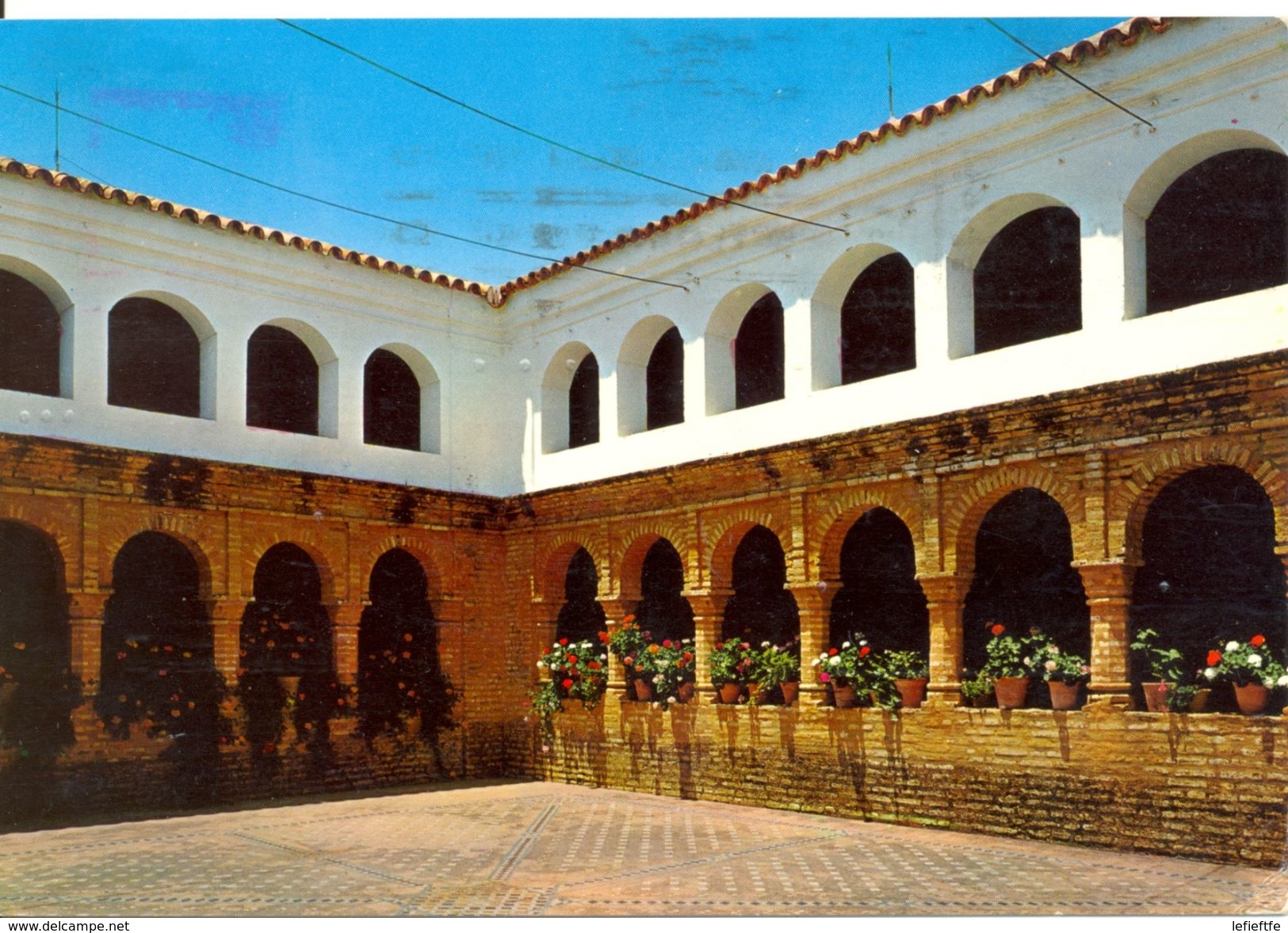 Espagne - Andalousie - Huelva - 1972 - La Rábida (Patio Mudejar) - Besaco Nº 8621 - Ecrite, Timbrée - - Huelva