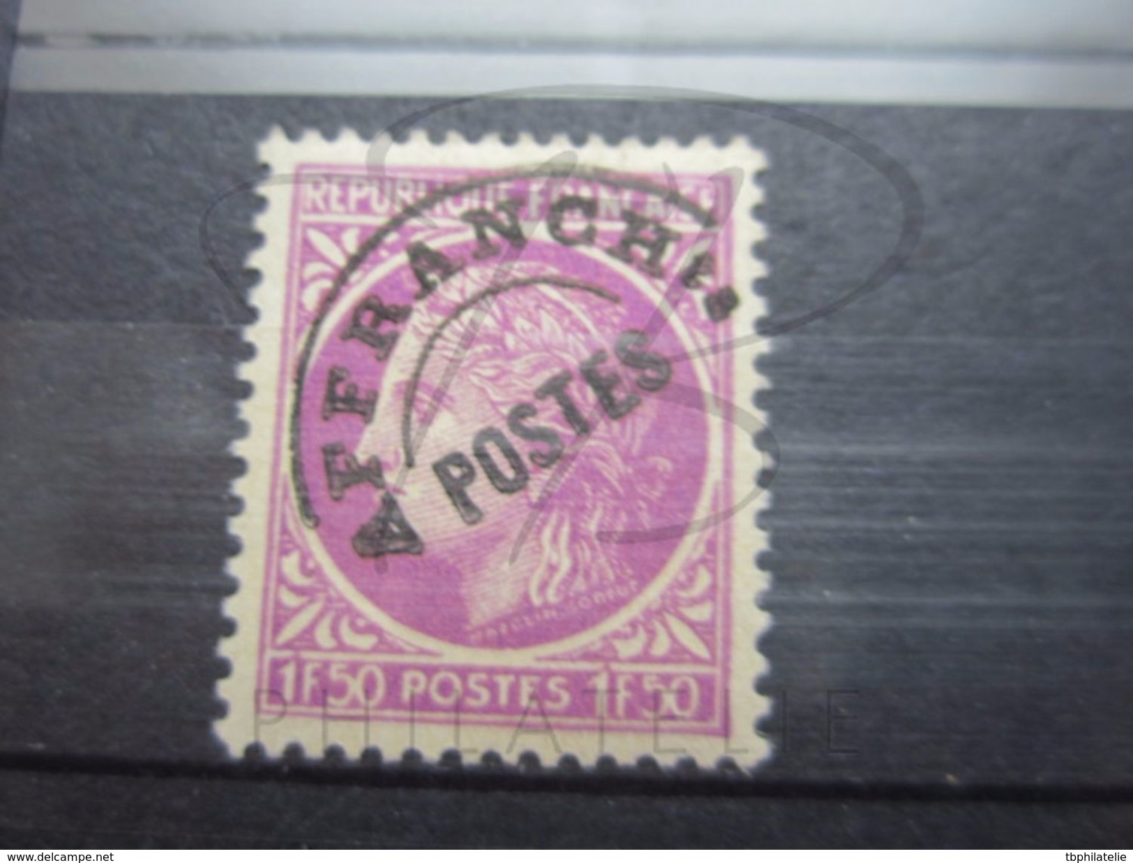 VEND TIMBRE PREOBLITERE DE FRANCE N° 91Ab , PETIT " T " , NEUF SANS CHARNIERE !!! - 1893-1947