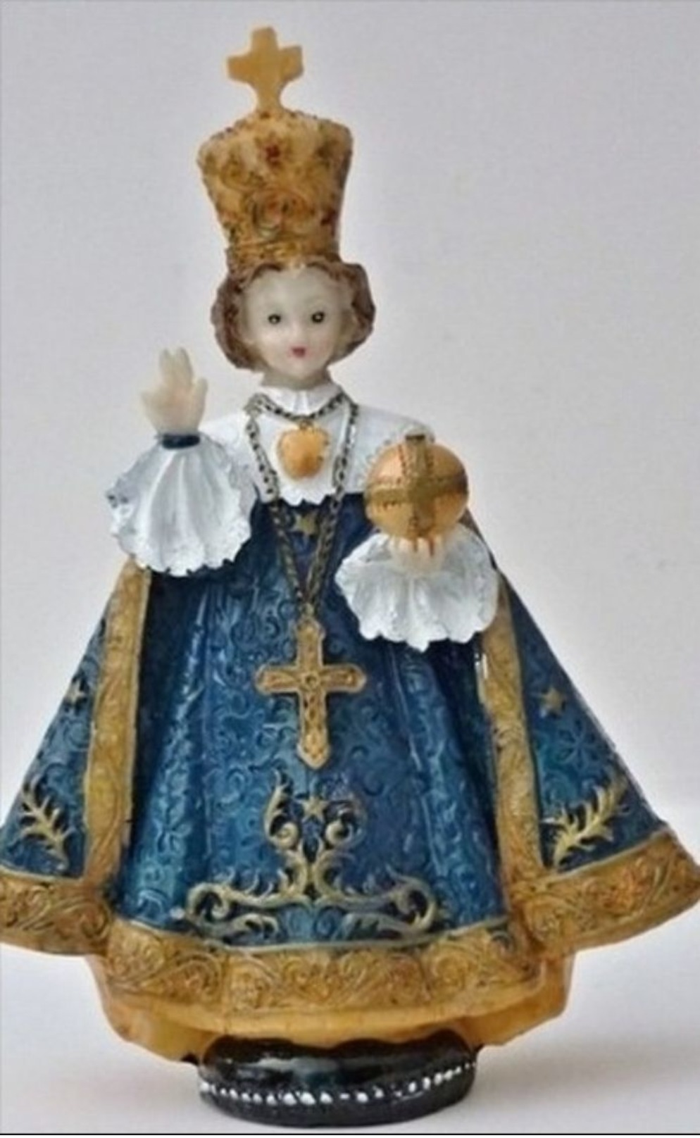 - Prager Jesulein ,  Prager Jesuskind - Prazske Jezulatko  , Infant Jesus Of Prague ,  Niño Jesús De Praga Blue Dressing - Autres & Non Classés