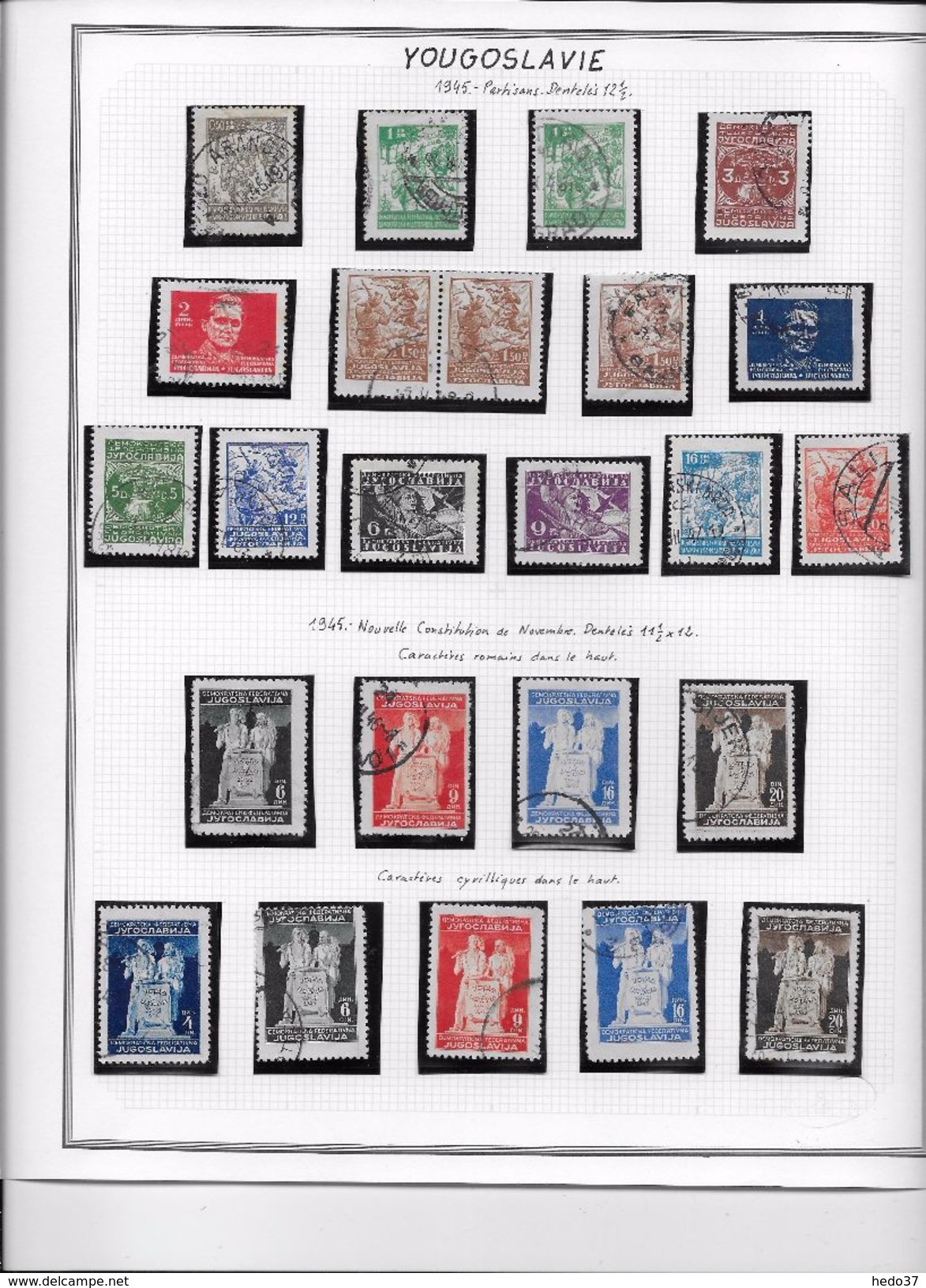Yougoslavie - Collection Vendue Page Par Page - Timbres Neufs * / Oblitérés - B/TB - Verzamelingen & Reeksen