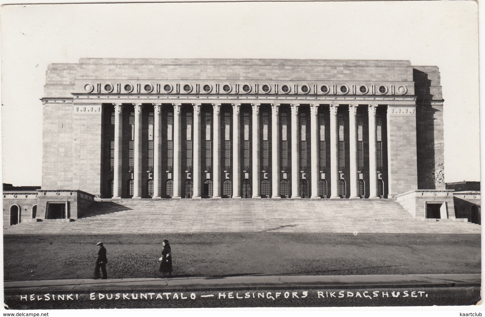 Helsinki - Eduskuntatalo - Helsingfors Riksdagshuset - 1933 -  (Finland) - Finland