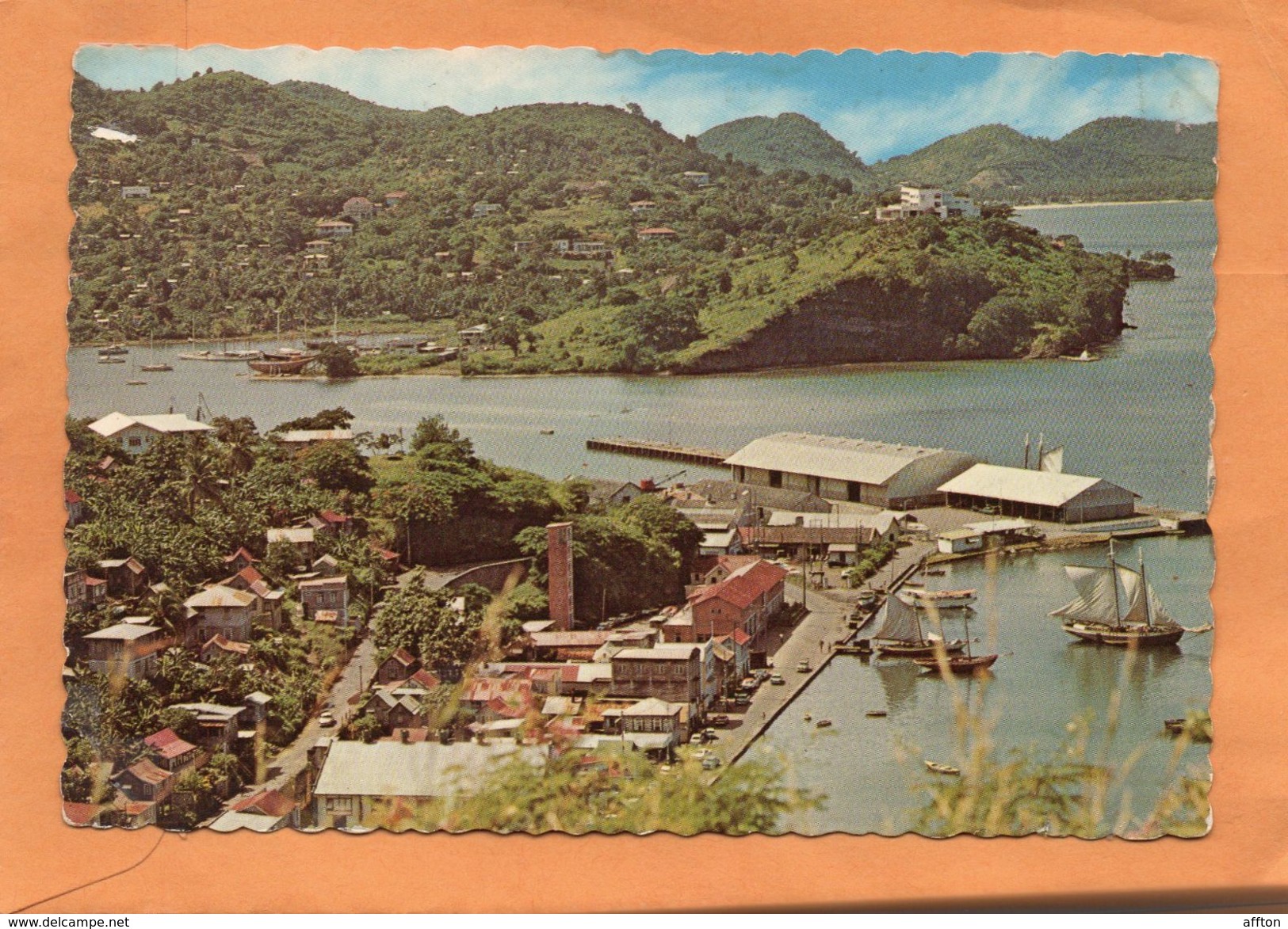 St George Grenada WI Old Postcard - Grenada