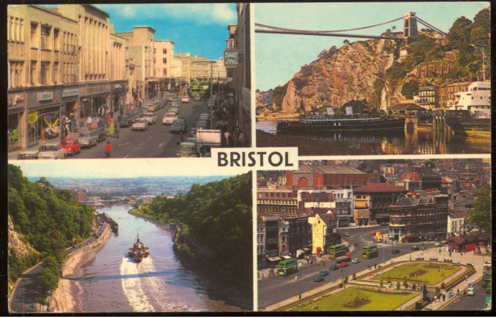 BRISTOL.- Broadmead - The River Svon - Clifton Suspension Bridge - City Center - Bristol