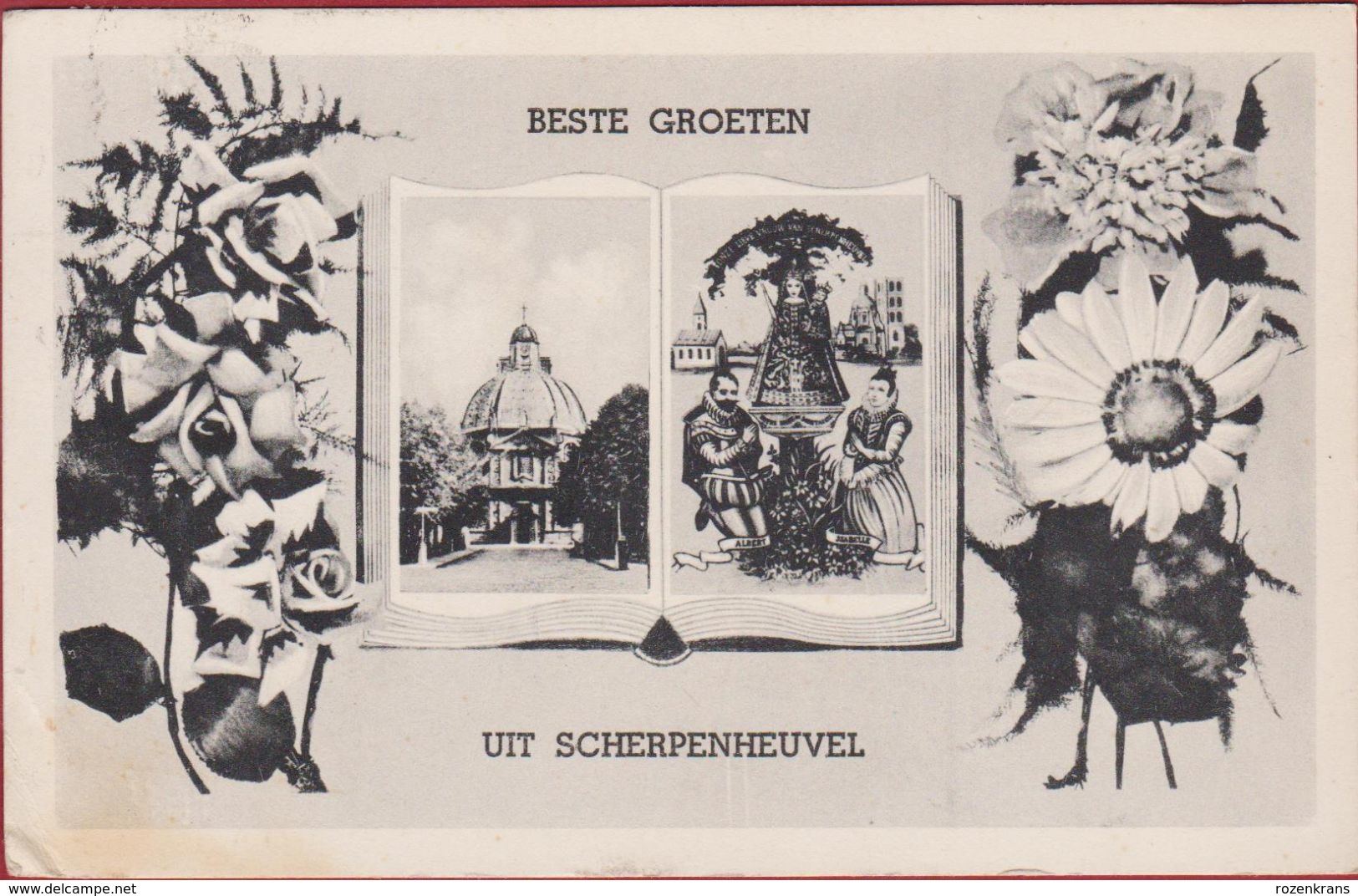 Beste Groeten Uit Scherpenheuvel 1950 - Scherpenheuvel-Zichem