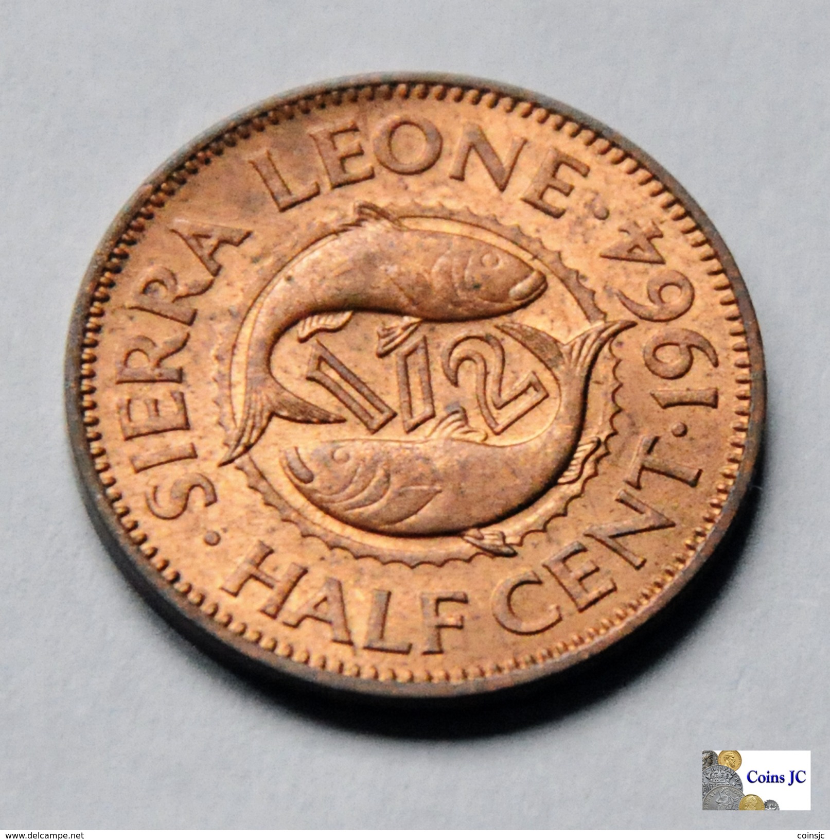 Sierra Leona - 1/2 Cent - 1964-UNC - Sierra Leone